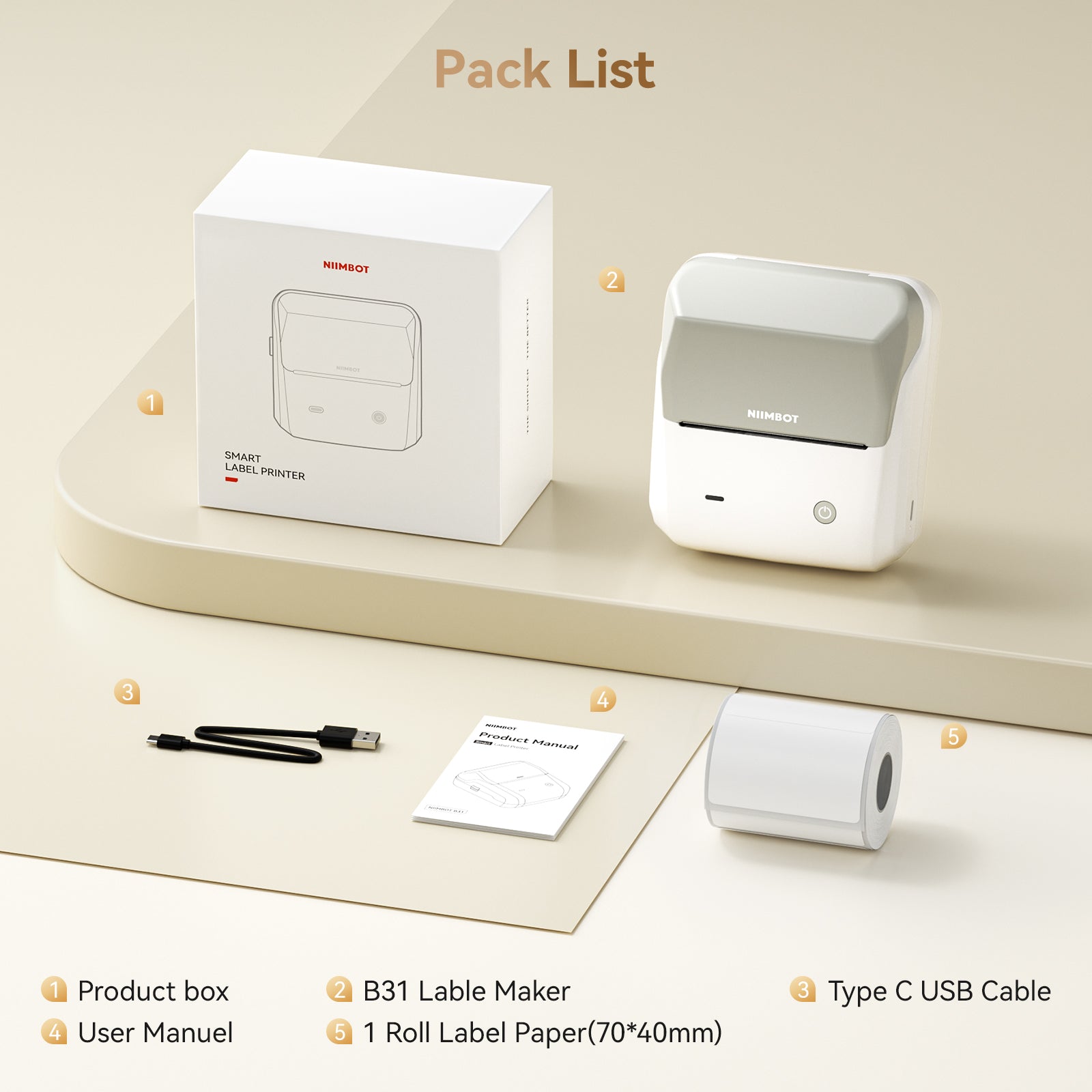 NB800 - NIIMBOT - B31 THERMAL PRINTER