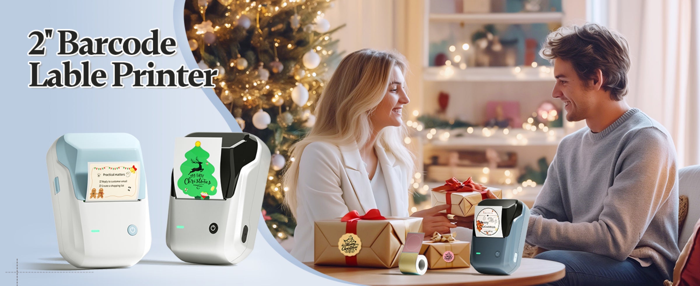 NB493 - NIIMBOT - B1 - PORTABLE THERMAL LABEL BLUETOOTH PRINTER INCLUDING FREE LABEL (50*30MM - WHITE)