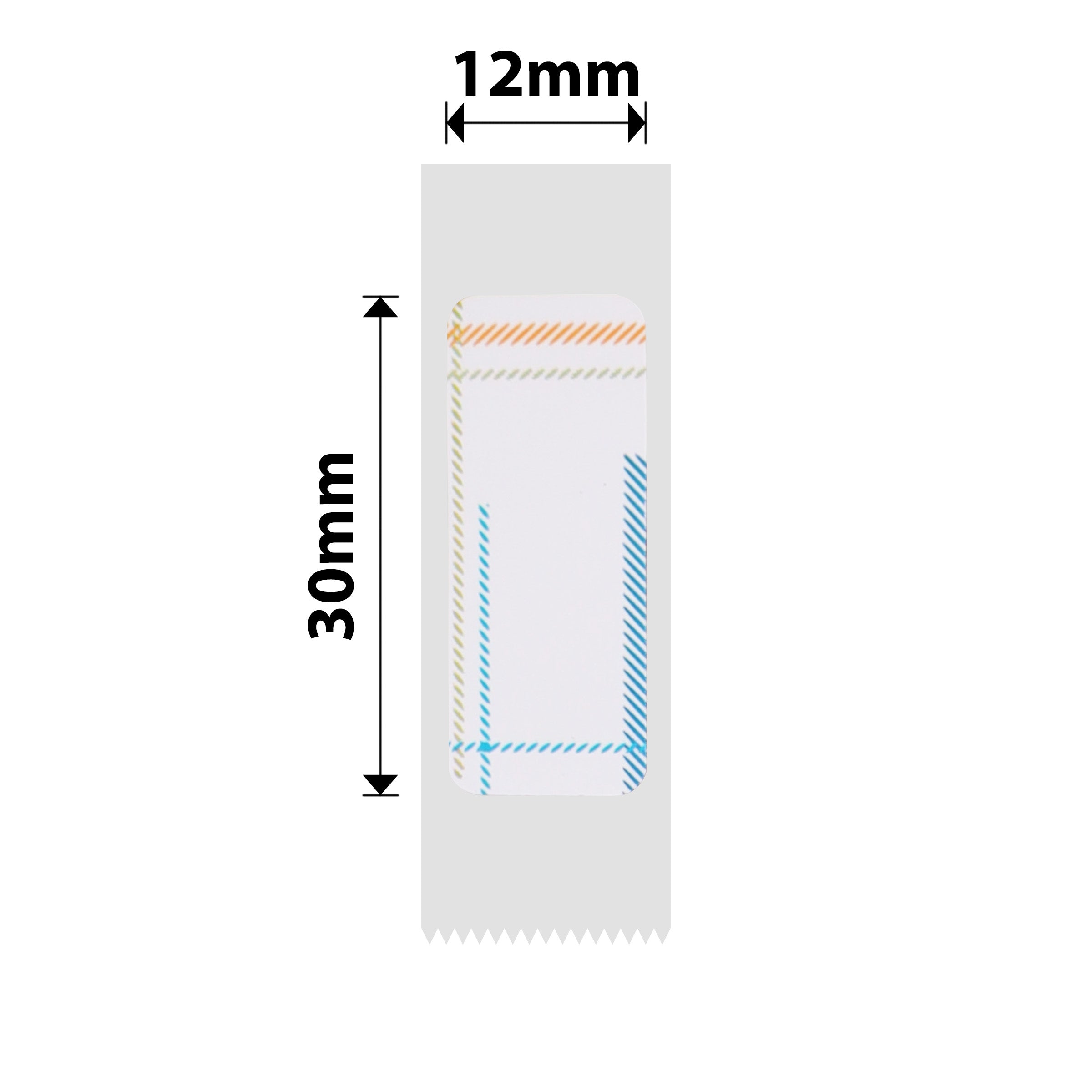 NB125 - NIIMBOT - D11 / D101 / D110 / H1S - 12X30MM - 210 RAINBOWS LABELS