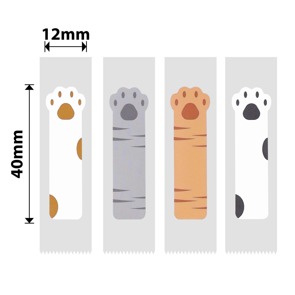 NIIMBOT - D Range - 12x40mm - Cat Claw - 155 Labels
