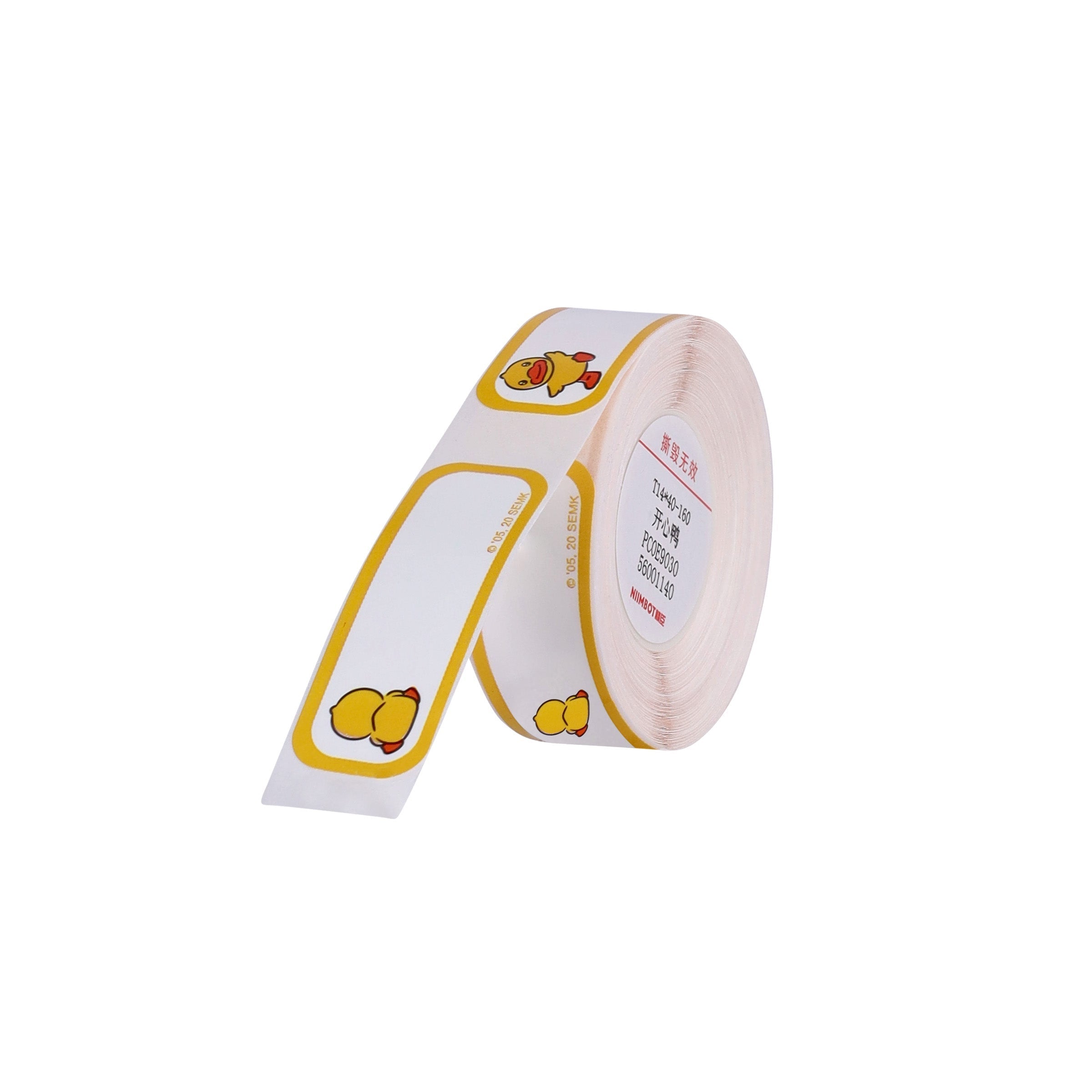 NB176 - NIIMBOT - D11 / D101 / D110 / H1S - 14X40MM - 160 HAPPY DUCK LABELS