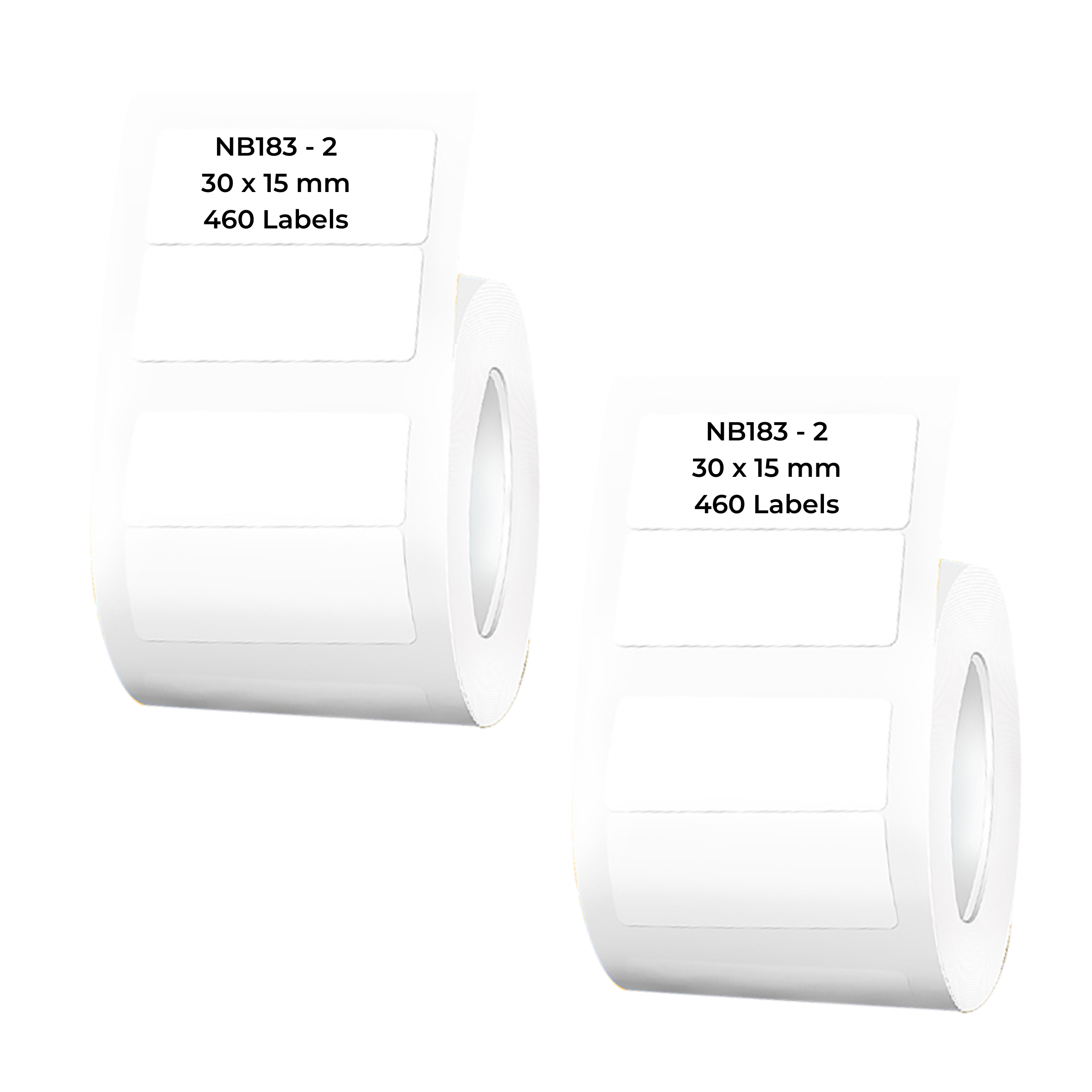 NB183 - NIIMBOT - B1 / B21 / B3S / B4 - 30X15MM/2R - 460 WHITE LABELS
