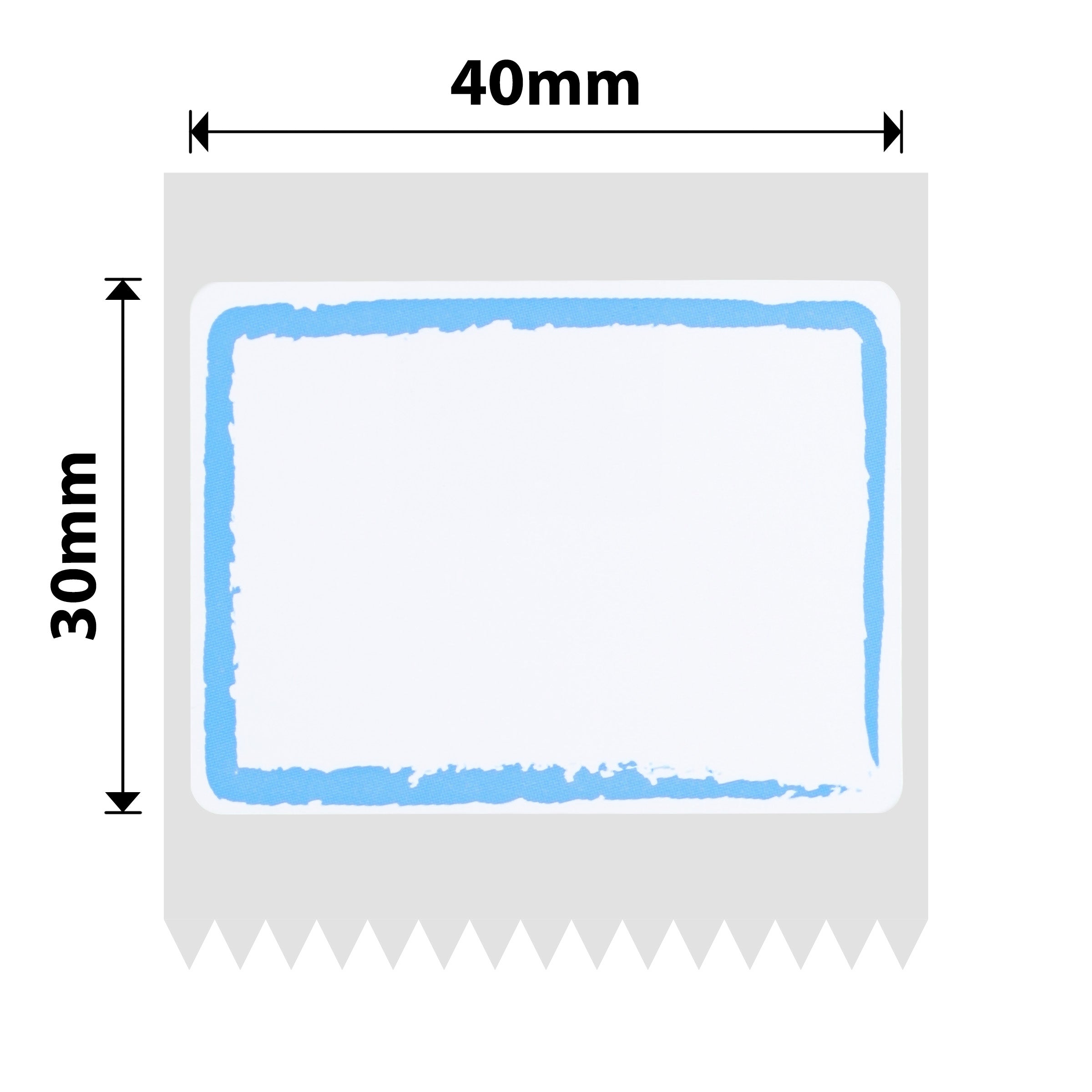 NB189 - NIIMBOT - B1 / B21 / B3S / B4 - T40X30MM - 230 ETICHETTE PER ROTOLO - DESIGN CON BORDO BLU