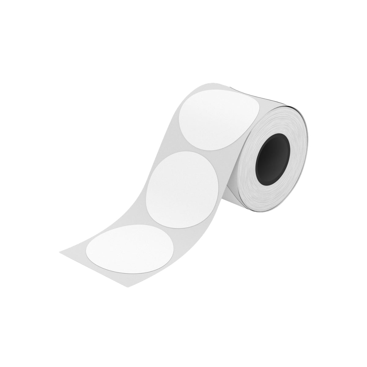NB226 - NIIMBOT - B1 / B21 / B3S / B4 - 50 x 50 mm - Rondes - 150 étiquettes par rouleau - Blanches