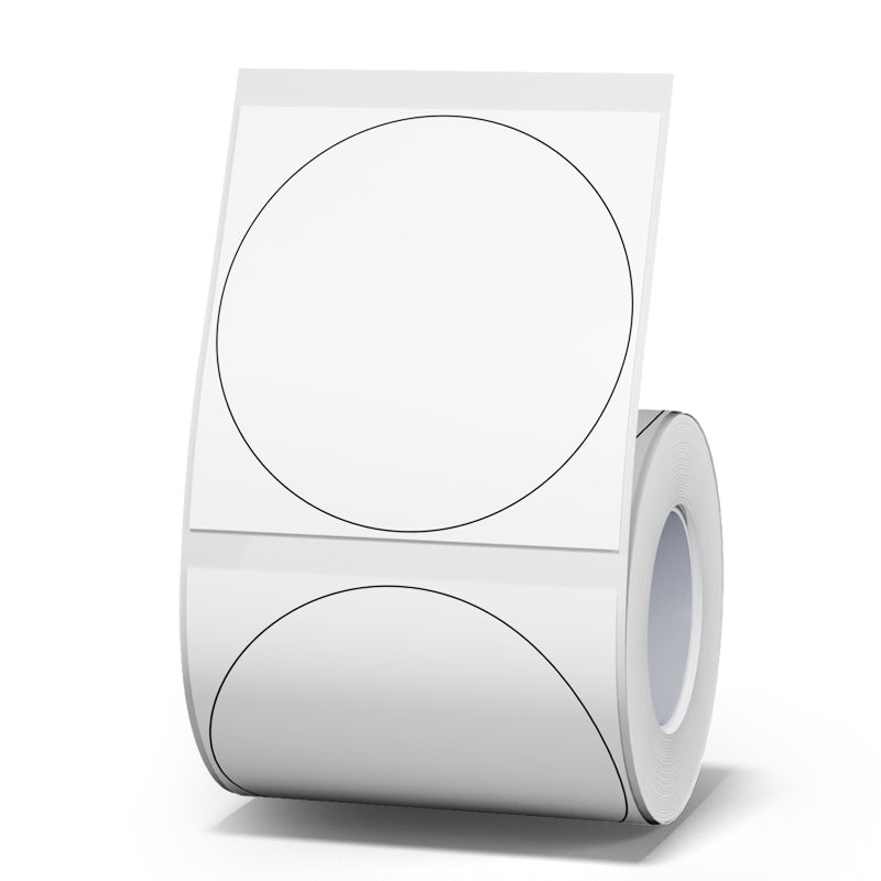 NB255 - NIIMBOT - B1 / B21 / B3S / B4 - 50X50MM - 150 WHITE ROUND LABELS
