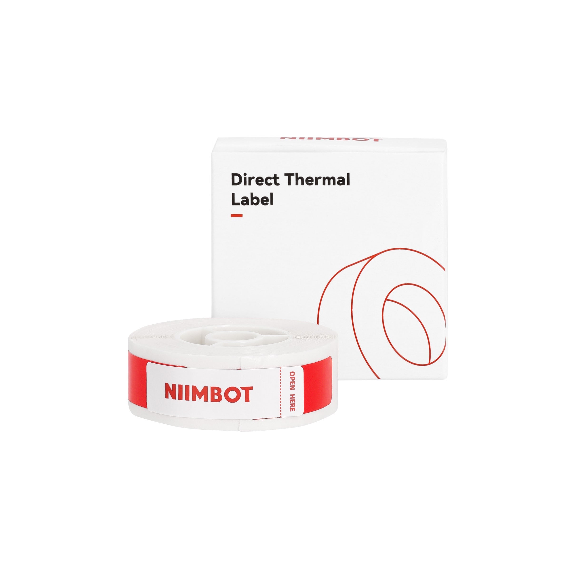 NB265 - NIIMBOT - D11 / D101 / D110 / H1S - 10X25MM - 240 RED LABELS