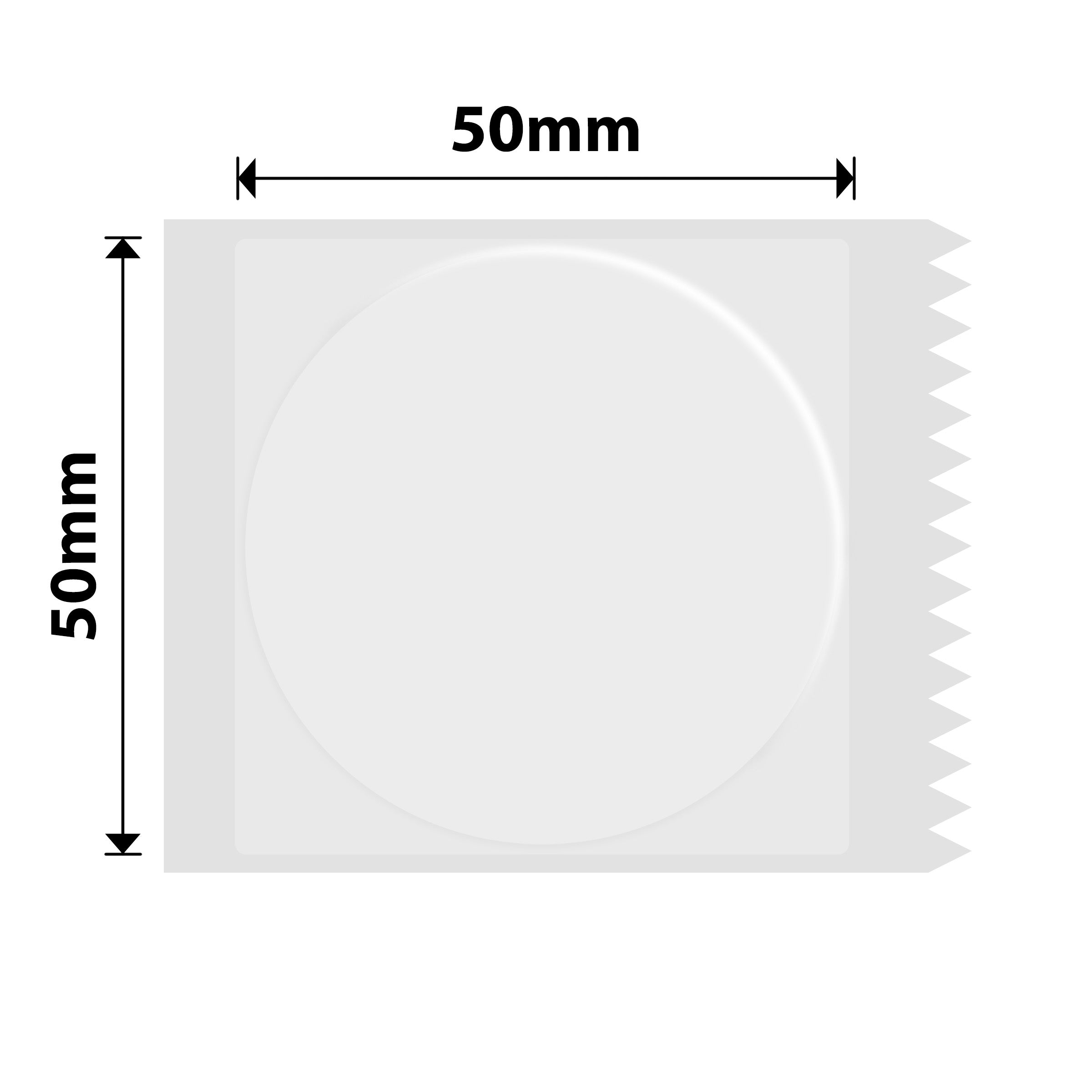NB290 - NIIMBOT - B1 / B21 / B3S / B4 - 50X50MM - 150 TRANSPARENT ROUND LABELS