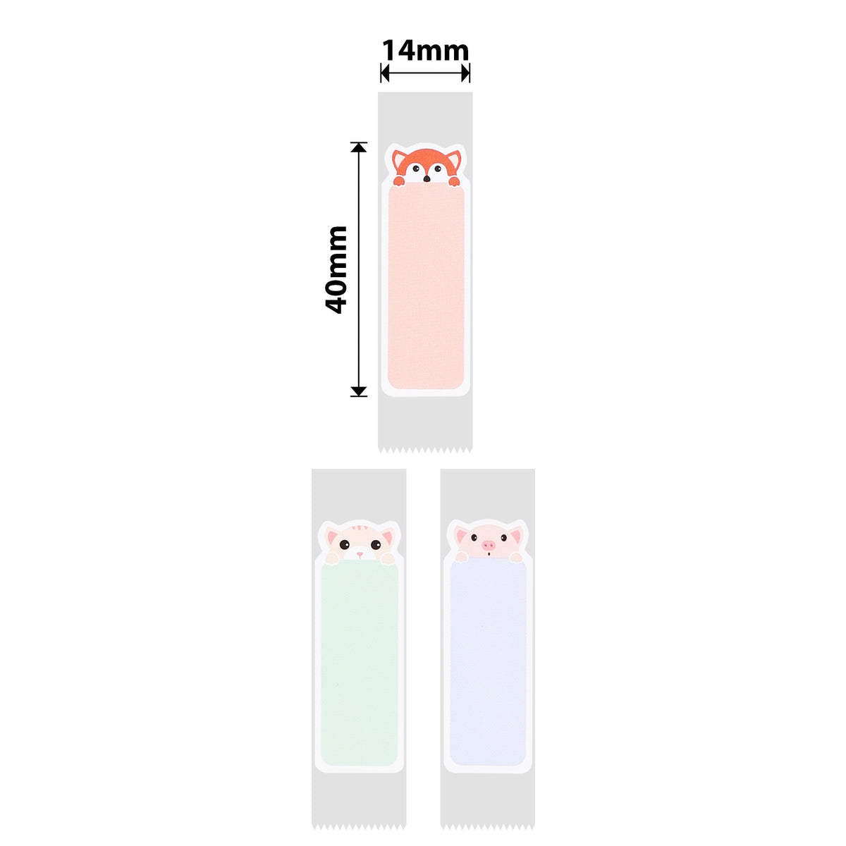 NIIMBOT - D Range - 14x40mm - Sleepy Animals - 155 Labels