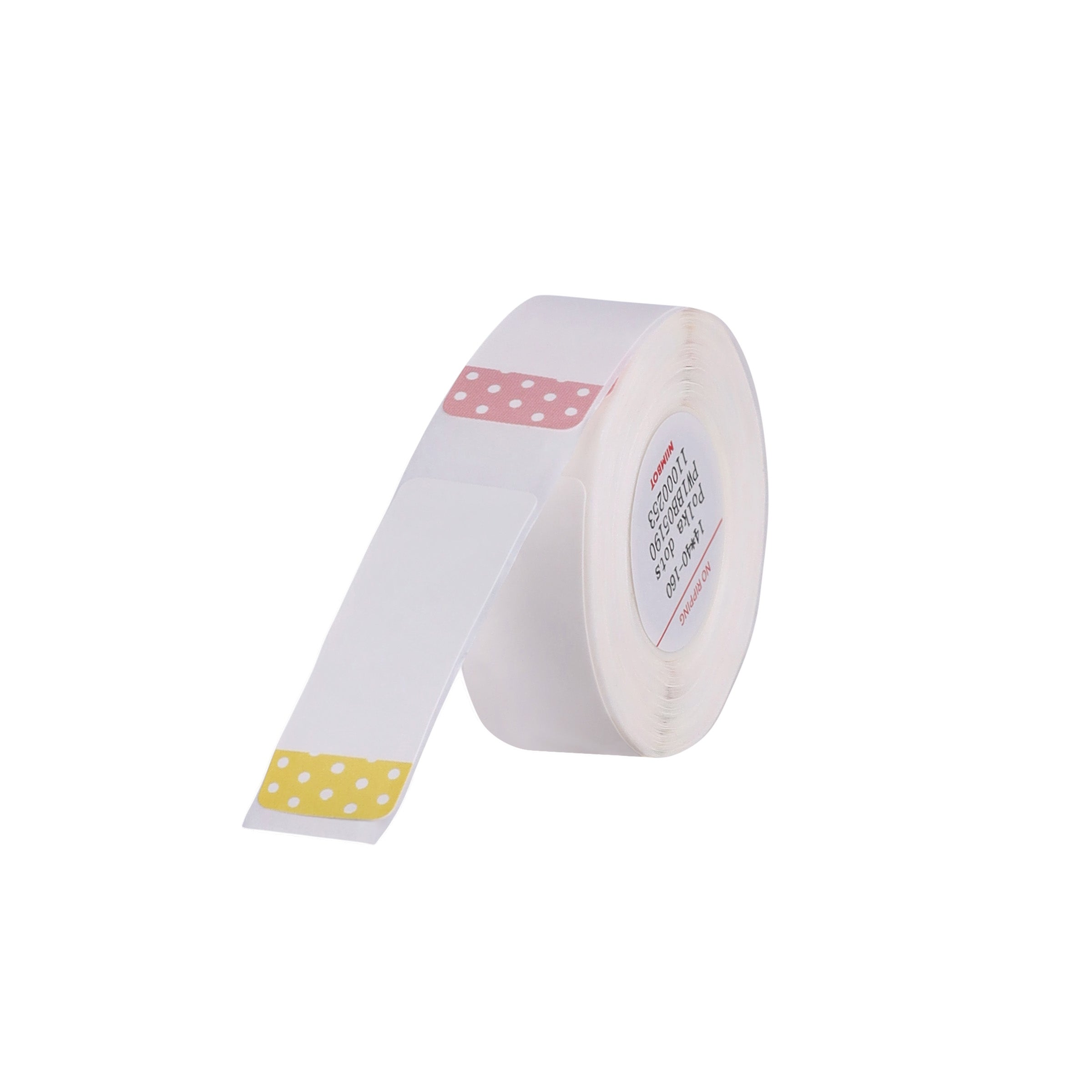 NB297 - NIIMBOT - D11 / D101 / D110 / H1S - R14 x 40 mm - 160 étiquettes par rouleau - Motif à pois