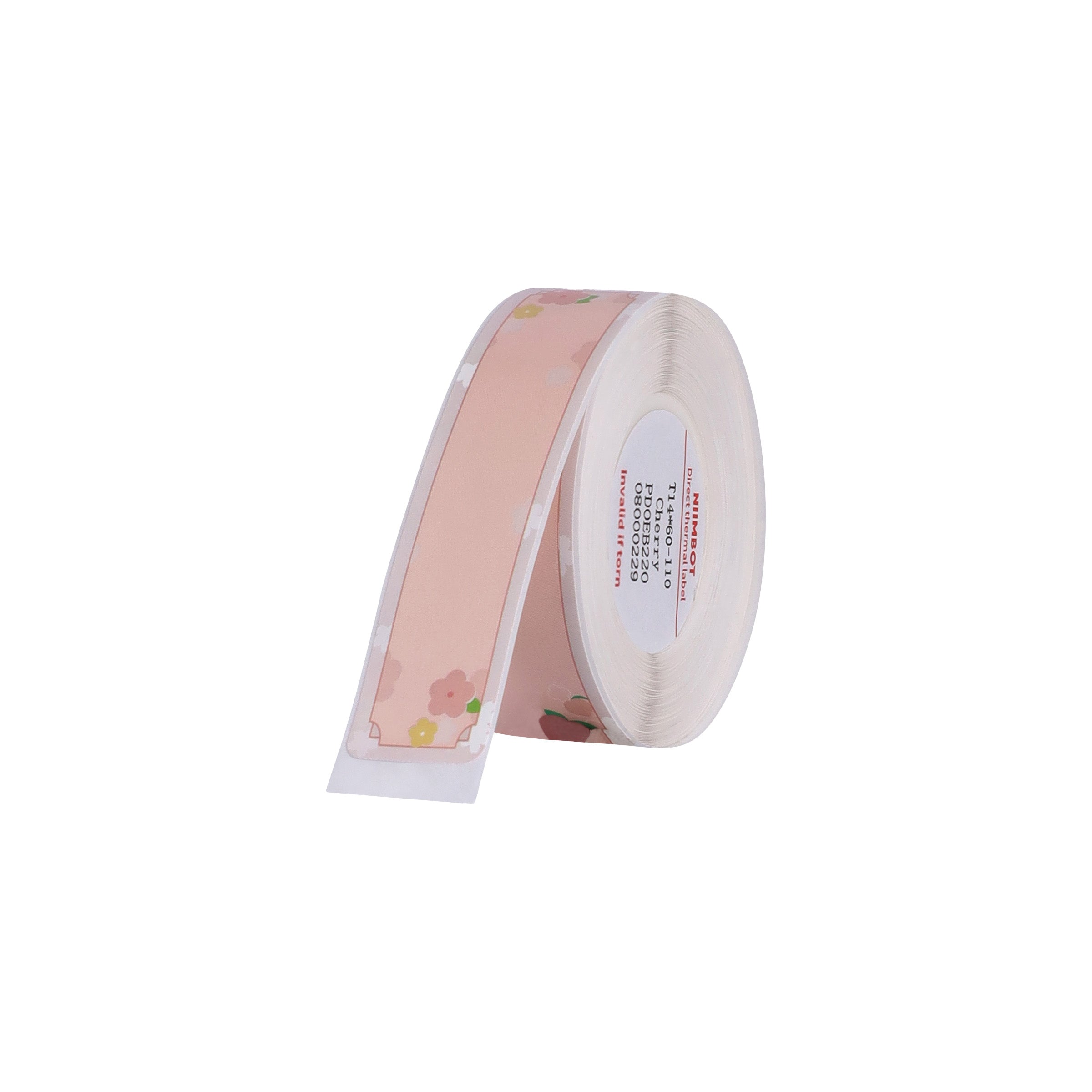 NB304 - NIIMBOT - D11 / D101 / D110 / H1S - 14X60MM - 110 CHERRY PINK LABELS