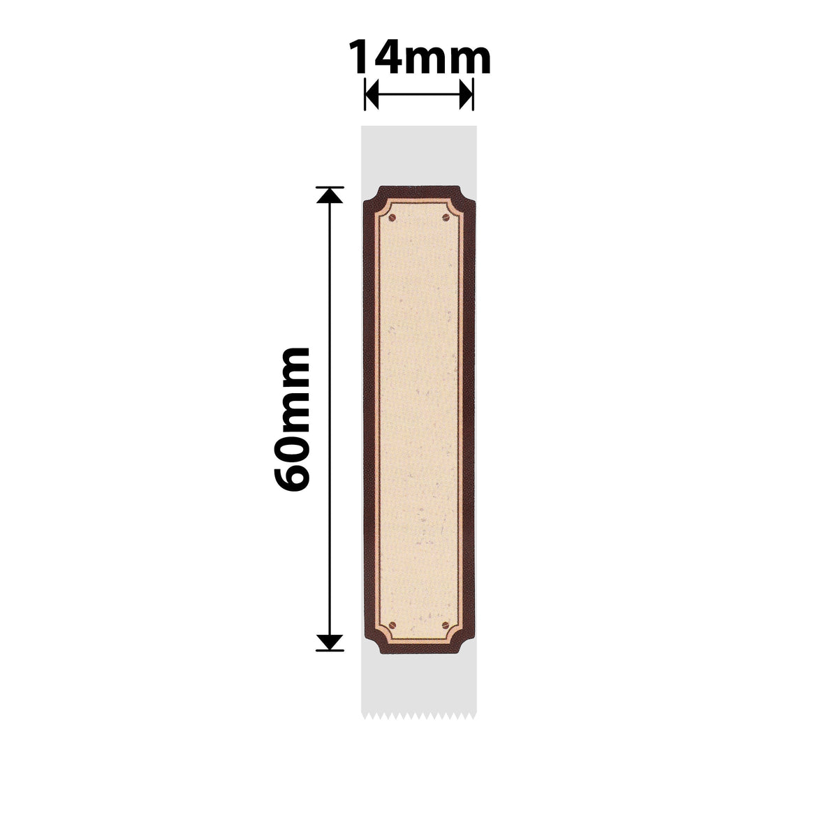NIIMBOT - D Range - 14x60mm - Wood Love - 110 Labels