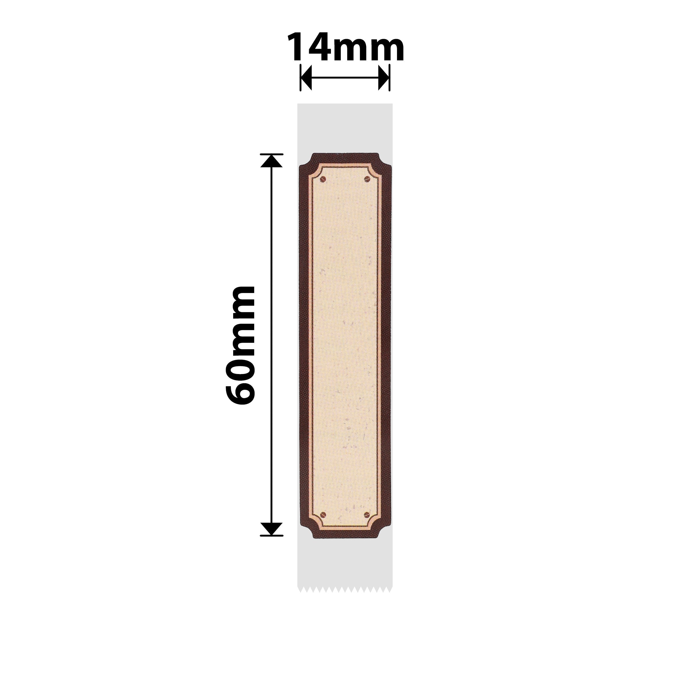 NB311 - NIIMBOT - D11 / D101 / D110 / H1S - 14X60MM - 110 WOOD LOVE LABELS