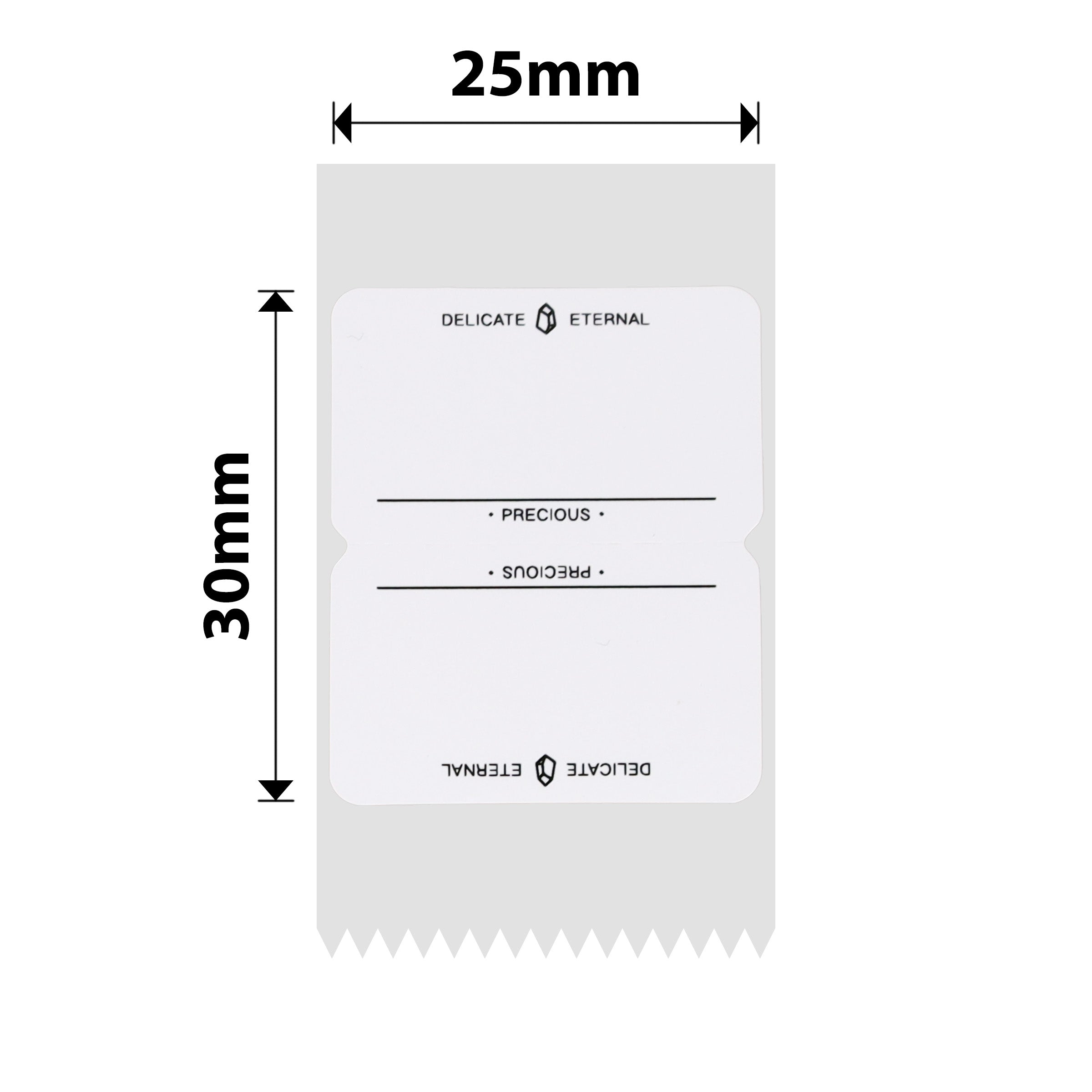 NB339 - NIIMBOT - D101 UNIQUEMENT - R25X30MM - 210 ÉTIQUETTES PAR ROULEAU - FOREVER DESIGN