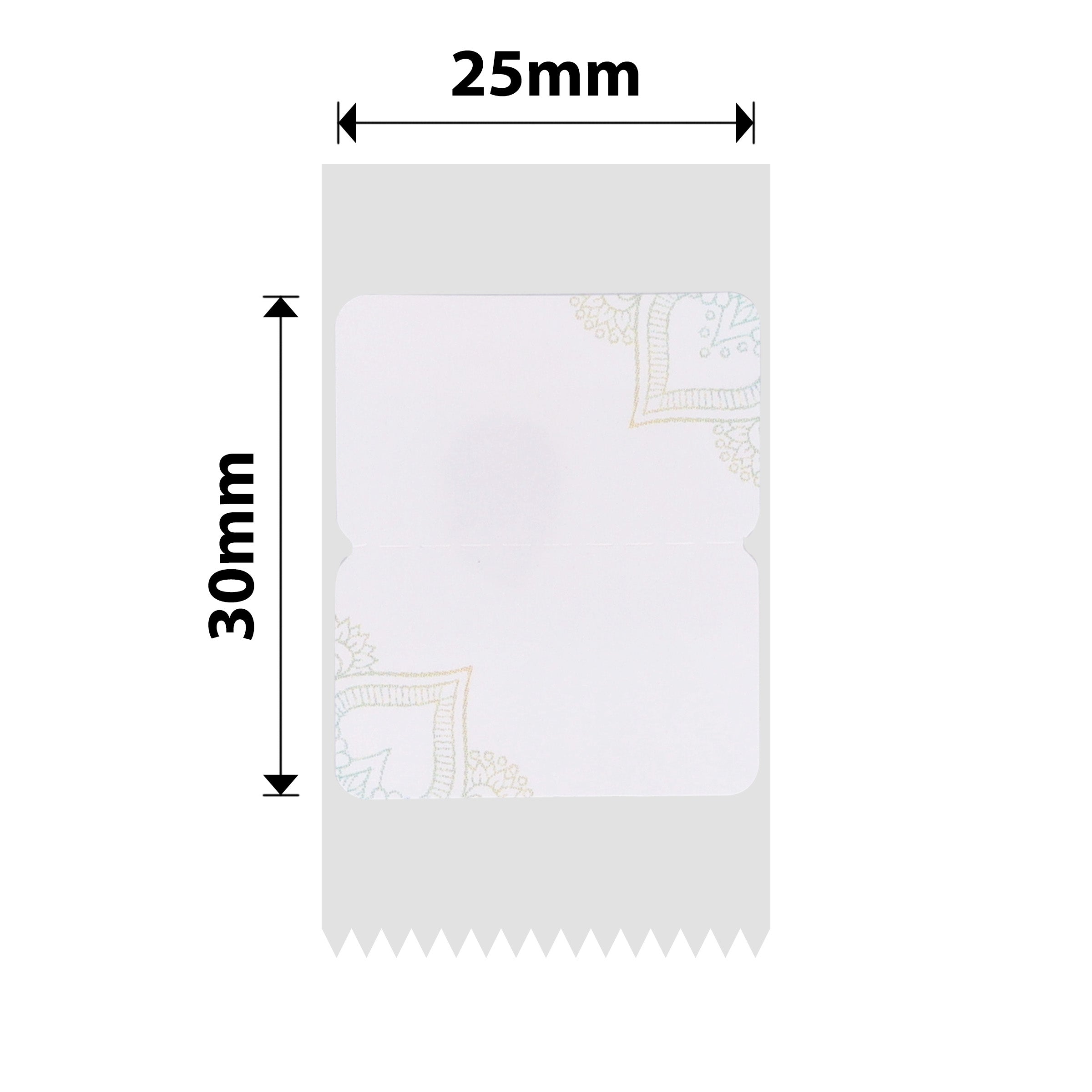 NB342 - NIIMBOT - D101 UNIQUEMENT - R25X30MM - 210 ÉTIQUETTES PAR ROULEAU - MARQUE PANDORA