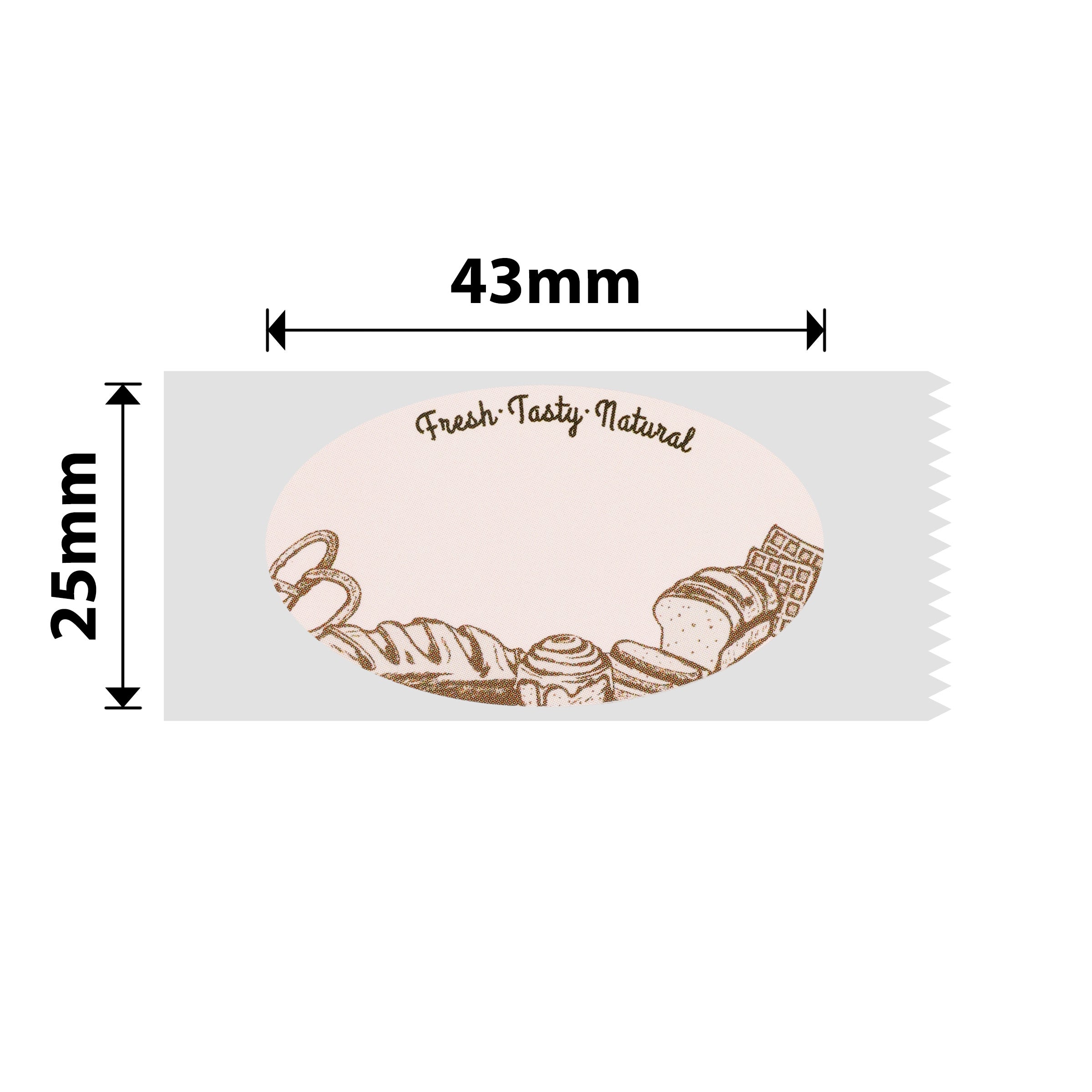 NB362 - NIIMBOT - D101 ONLY - 25X43MM - 150 SWEET TEA LABELS