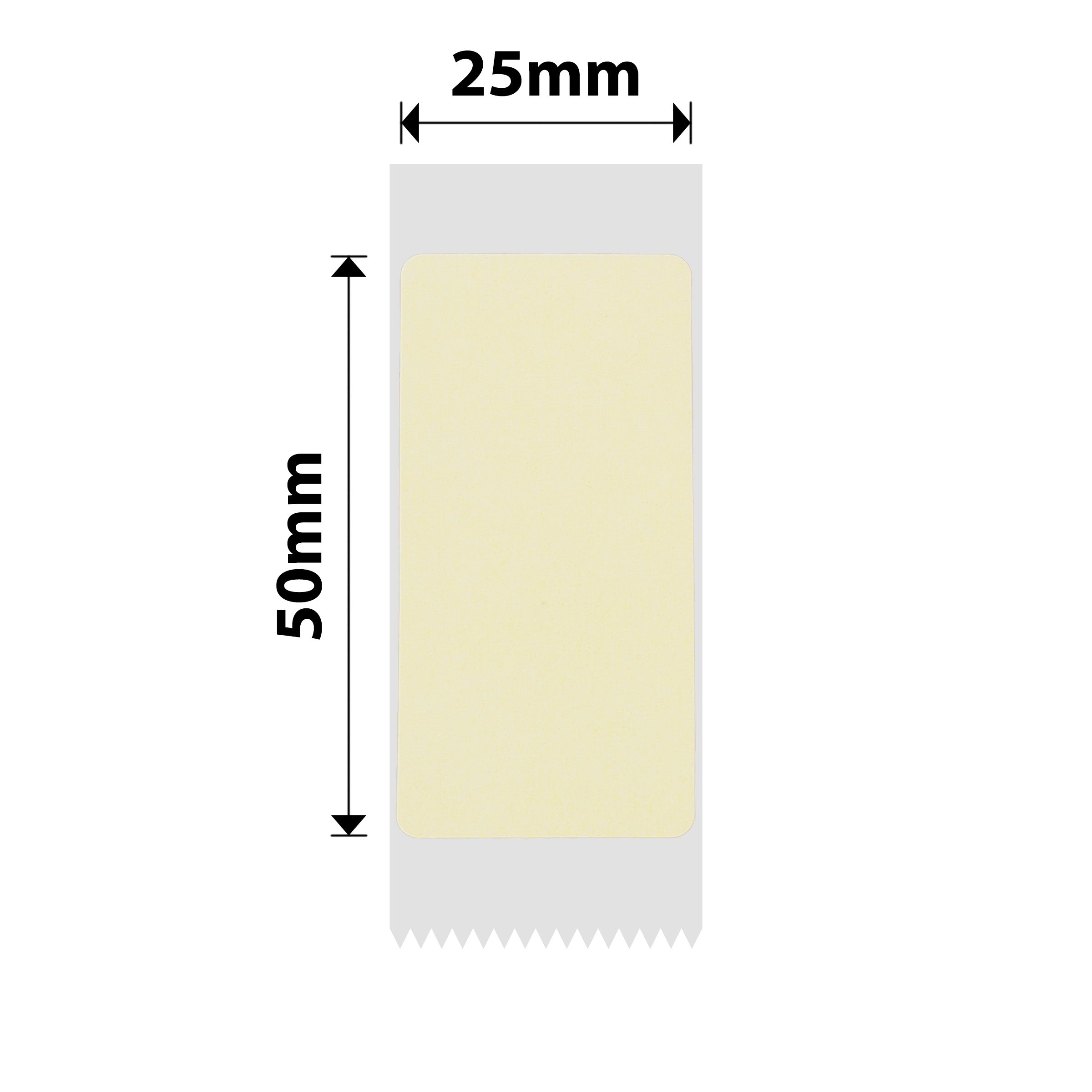 NB367 - NIIMBOT - D101 ONLY - 25X50MM - 130 LEMON YELLOW LABELS