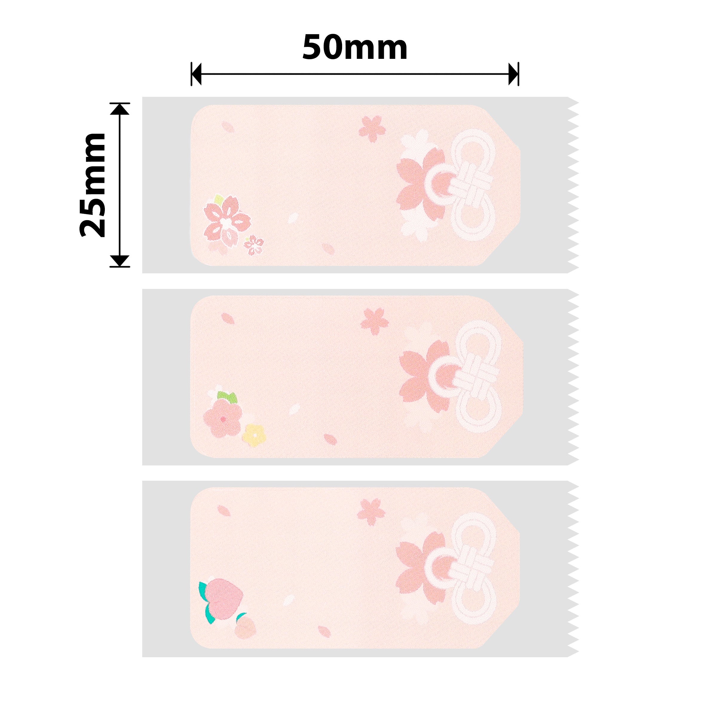 NB371 - NIIMBOT - D101 ONLY - 25X50MM - 125 SAKURA KNOT LABELS