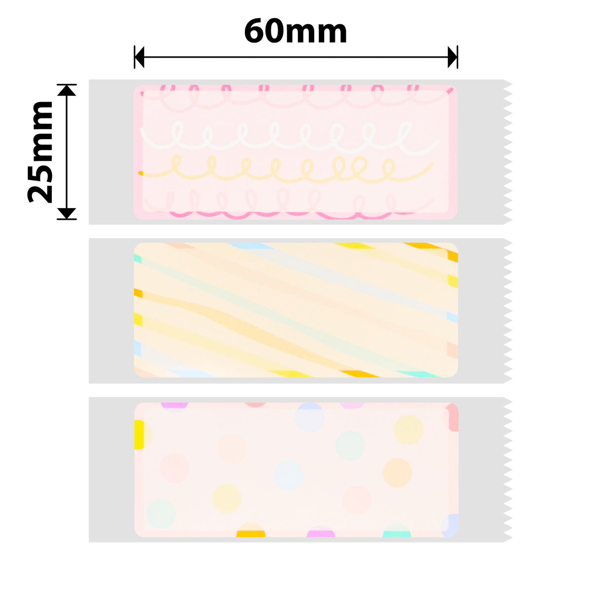 NIIMBOT - D101 Only - 25x60mm - Flash Day - 110 Labels