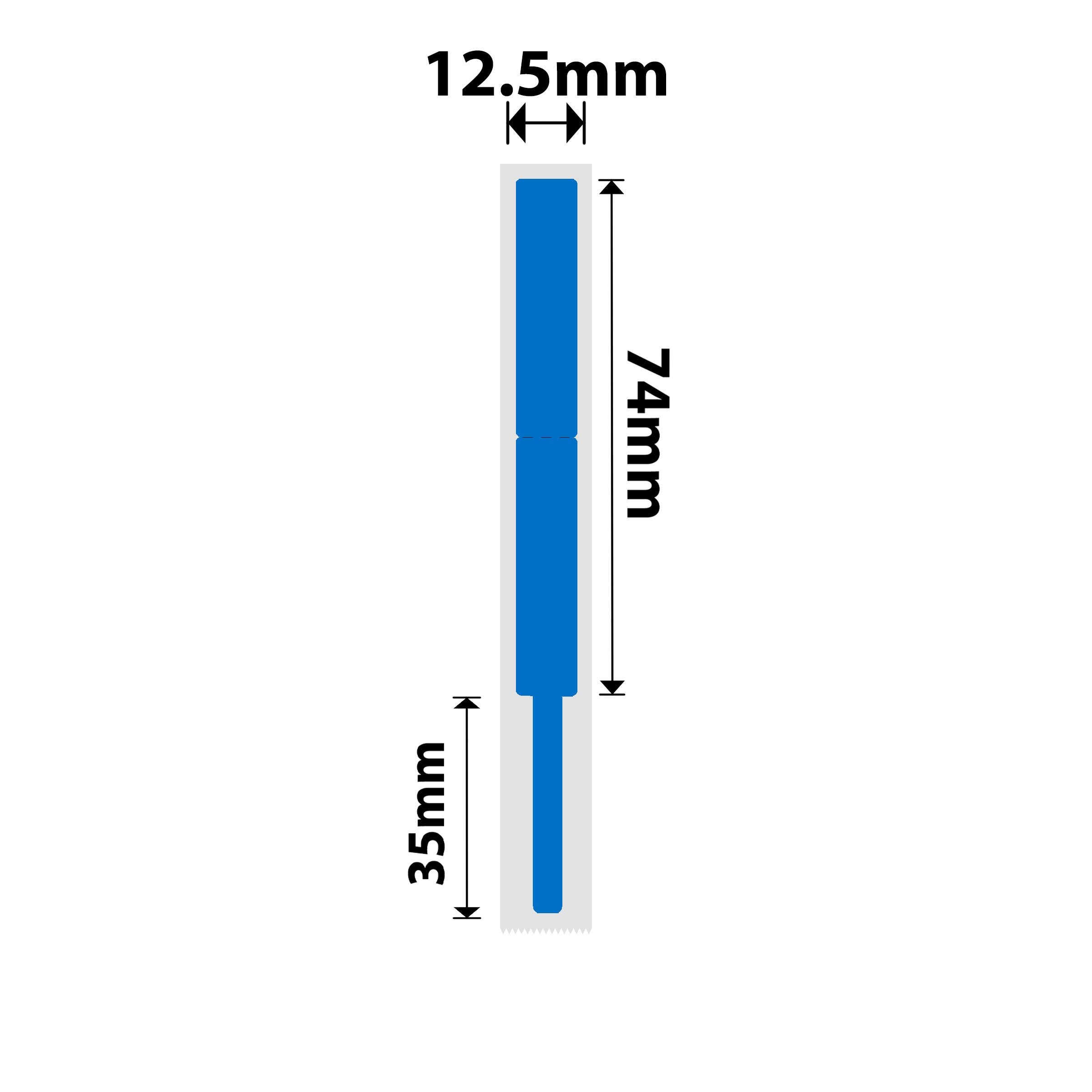 NB405 - NIIMBOT - B18 / N1 - 12.5X109MM - 60 BLUE CABLE LABELS