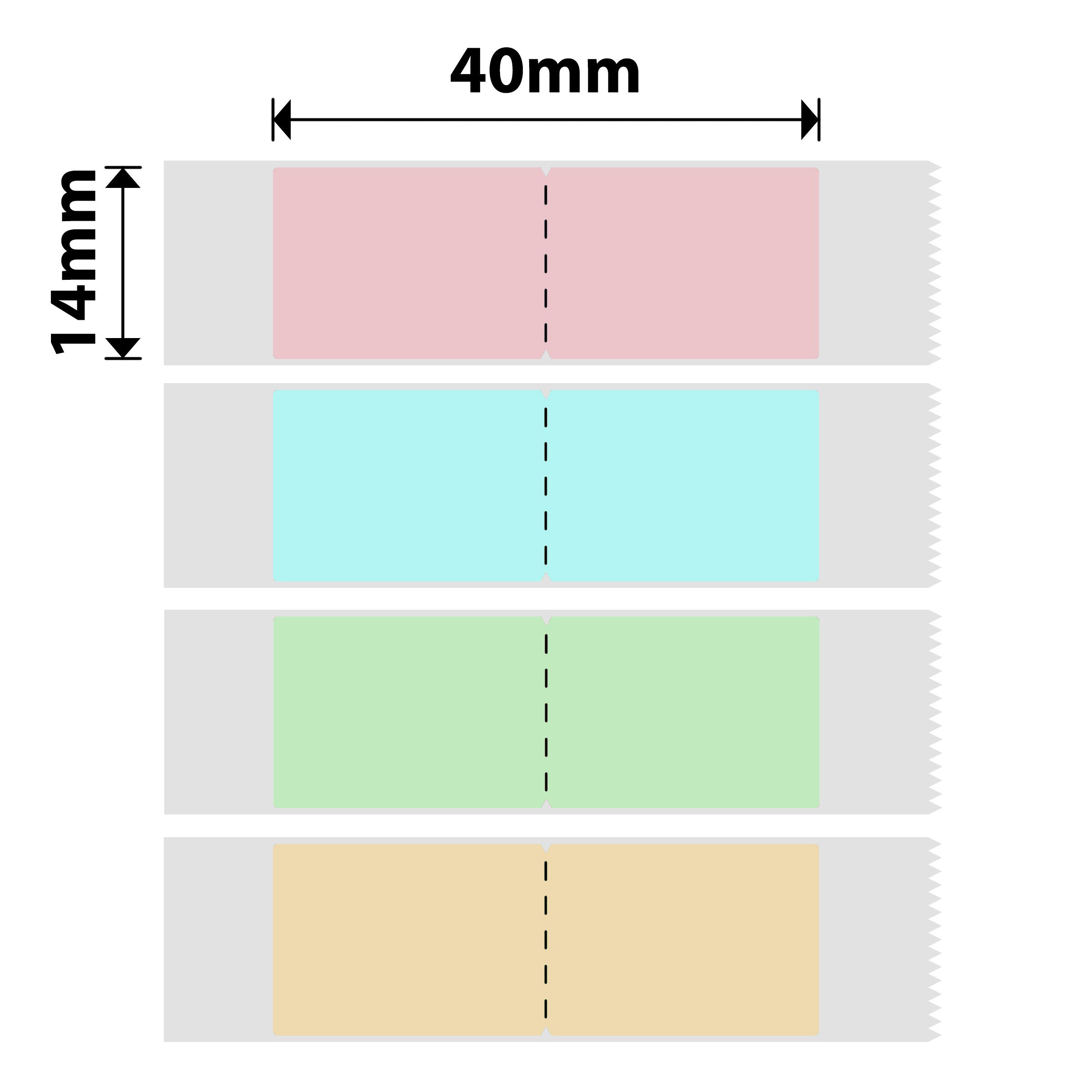 NB409 - NIIMBOT - B18 / N1 - 14X40MM - 150 SUMMER LABELS