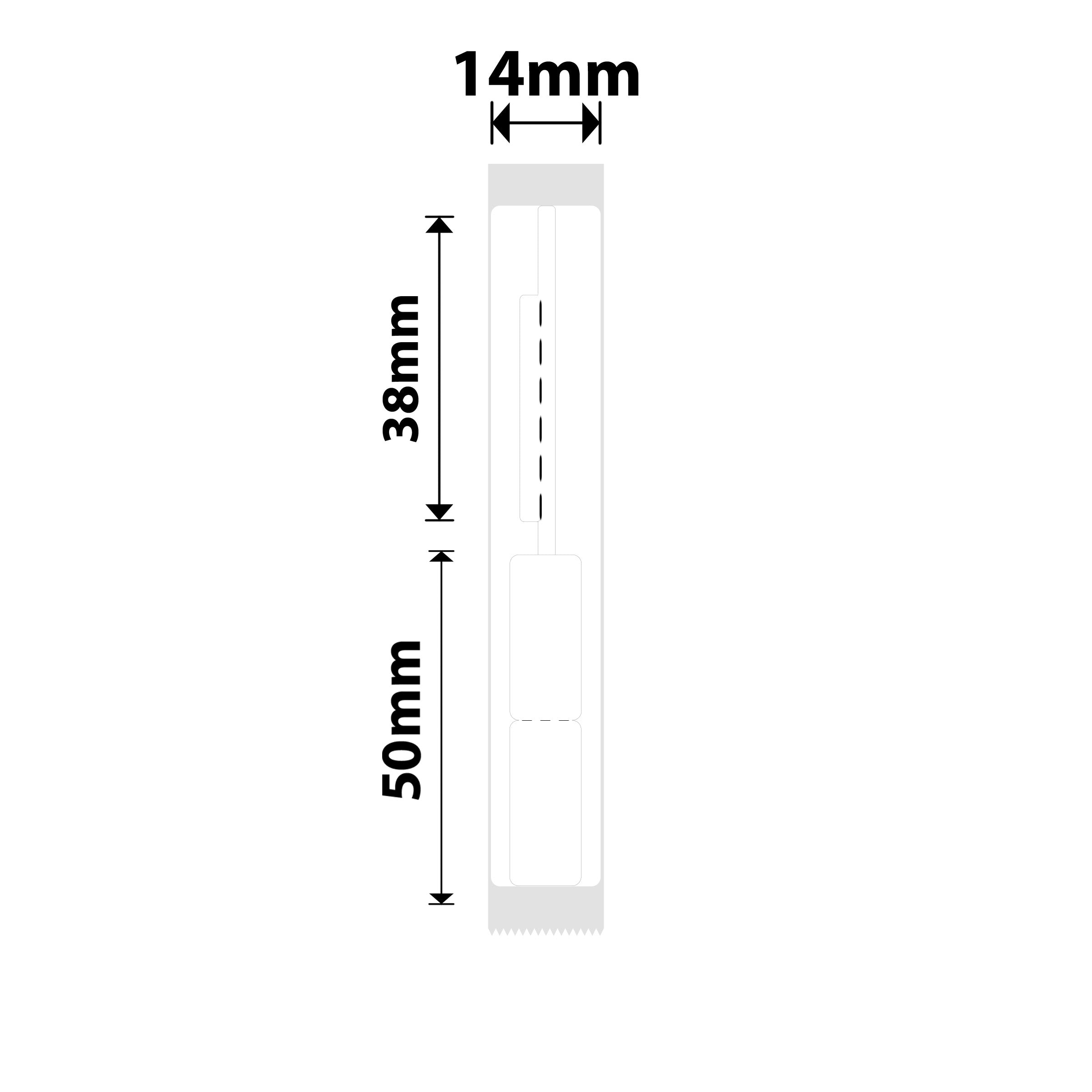 NB412 - NIIMBOT - B18 / N1 - 14X88MM - 75 WHITE JEWELLERY LABELS