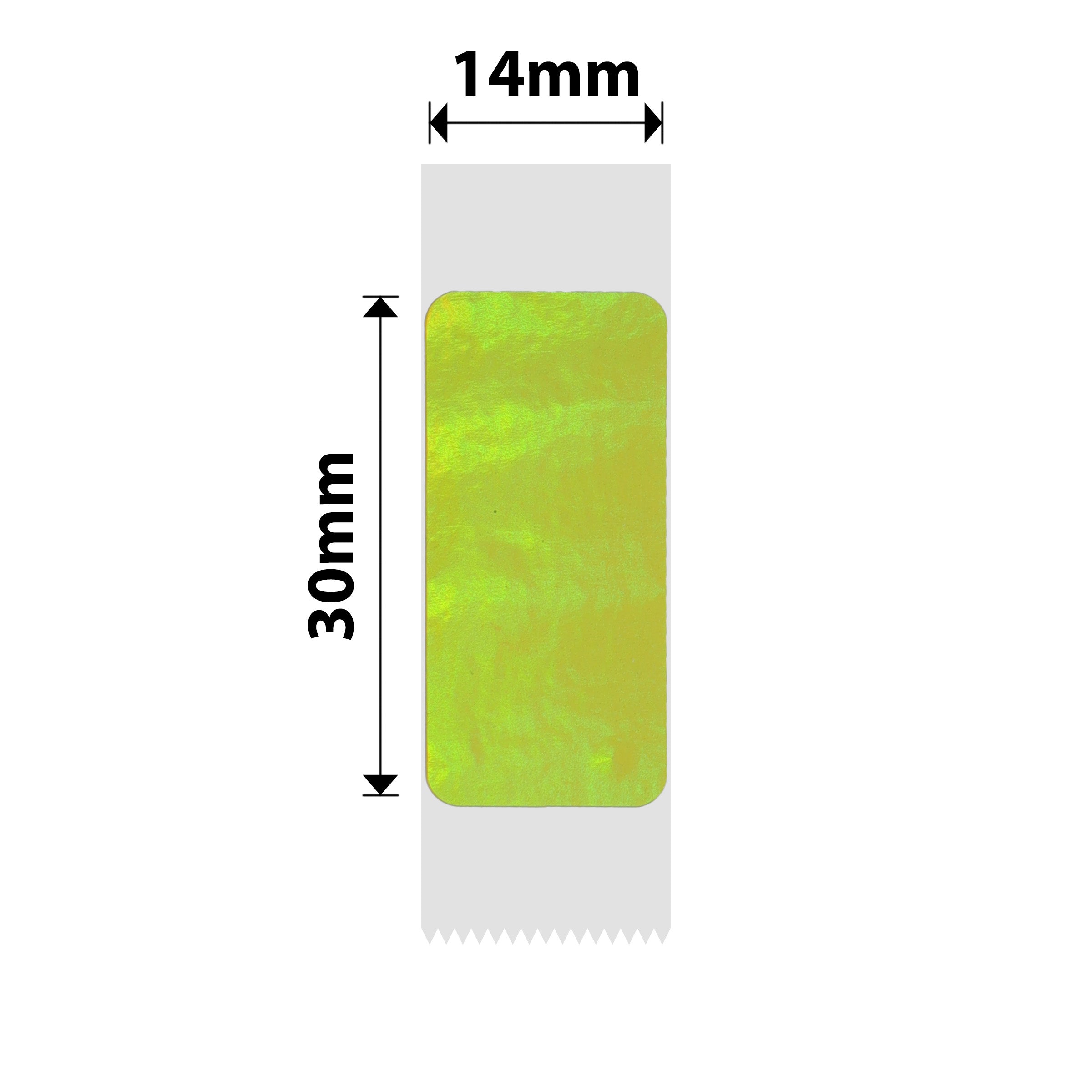 NB427 - NIIMBOT - B18 / N1 - 14X30MM - 190 GOLDEN HOLOGRAM LABELS