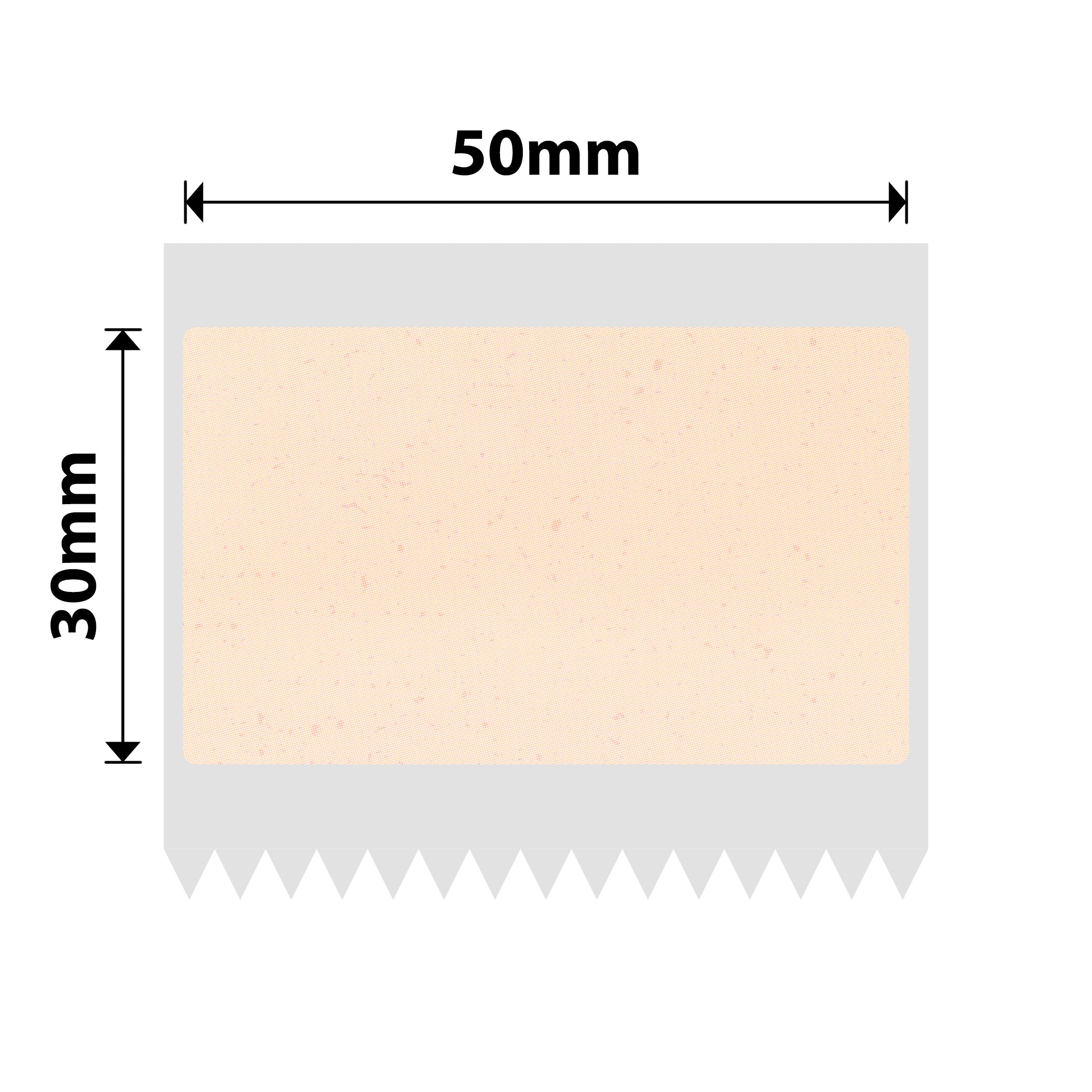NIIMBOT - B Range - 50x30mm - Kraft - 230 Labels