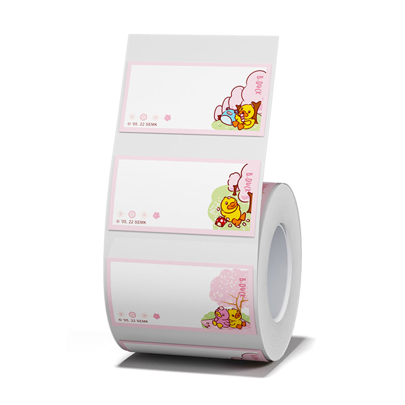 NIIMBOT - B Range - 40x20mm - Duck & Cherry Blossom - 320 Labels