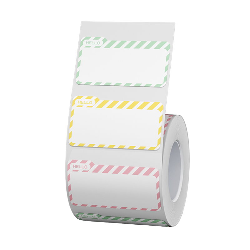 NIIMBOT - B Range - 40x21.5mm - Hello Name Tag Multi-Colour - 300 Labels