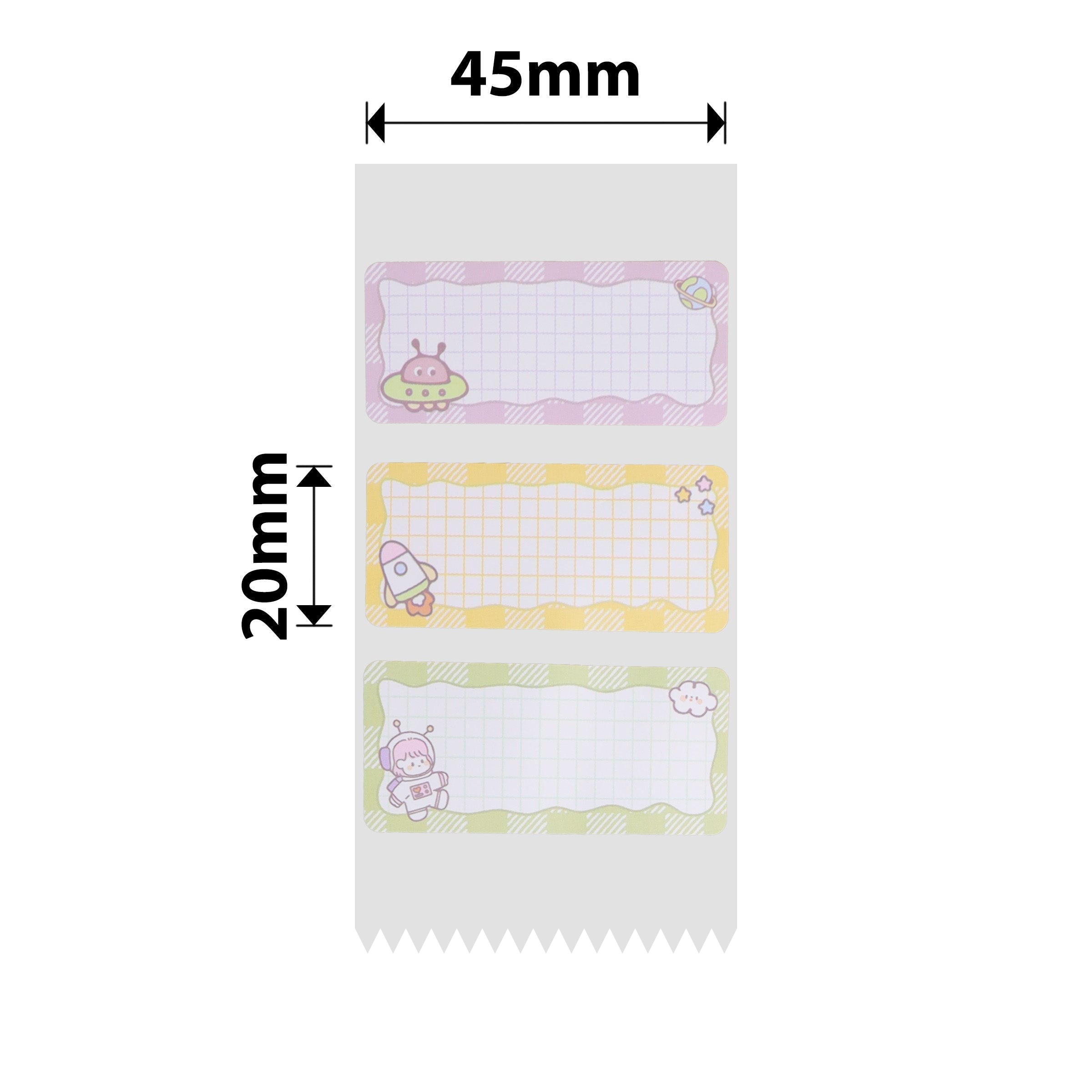 NIIMBOT - B Range - 45x20mm - Space Squad - 320 Labels