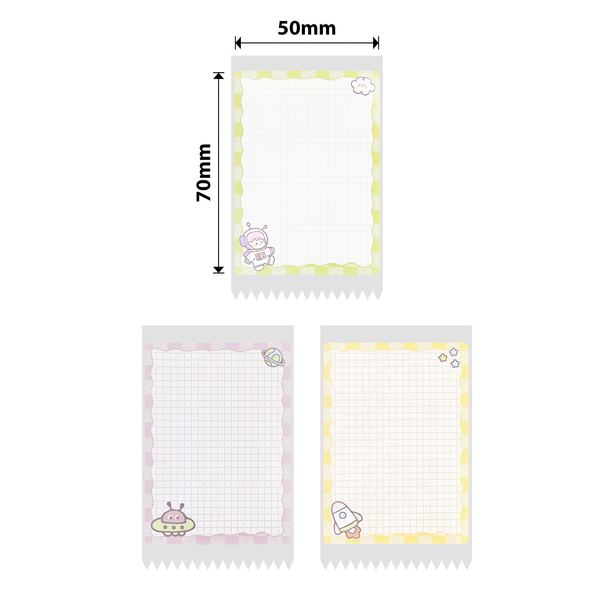 NB467 - NIIMBOT - B1 / B21 / B3S / B4 - 50 x 70 mm - 110 étiquettes par rouleau - Motif camping