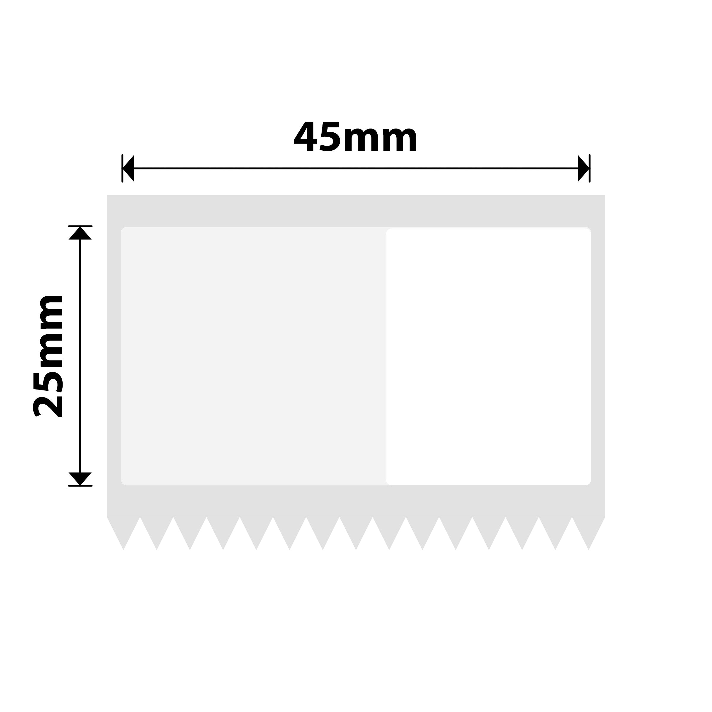 NB490 - NIIMBOT - Z401 ONLY - THERMAL TRANSFER LABELS - PT45X25MM - 580 WRAPPING LABEL