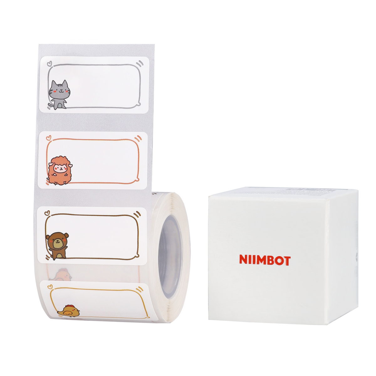 NIIMBOT - B Range - 40x20mm - Animal Messages - 320 Labels