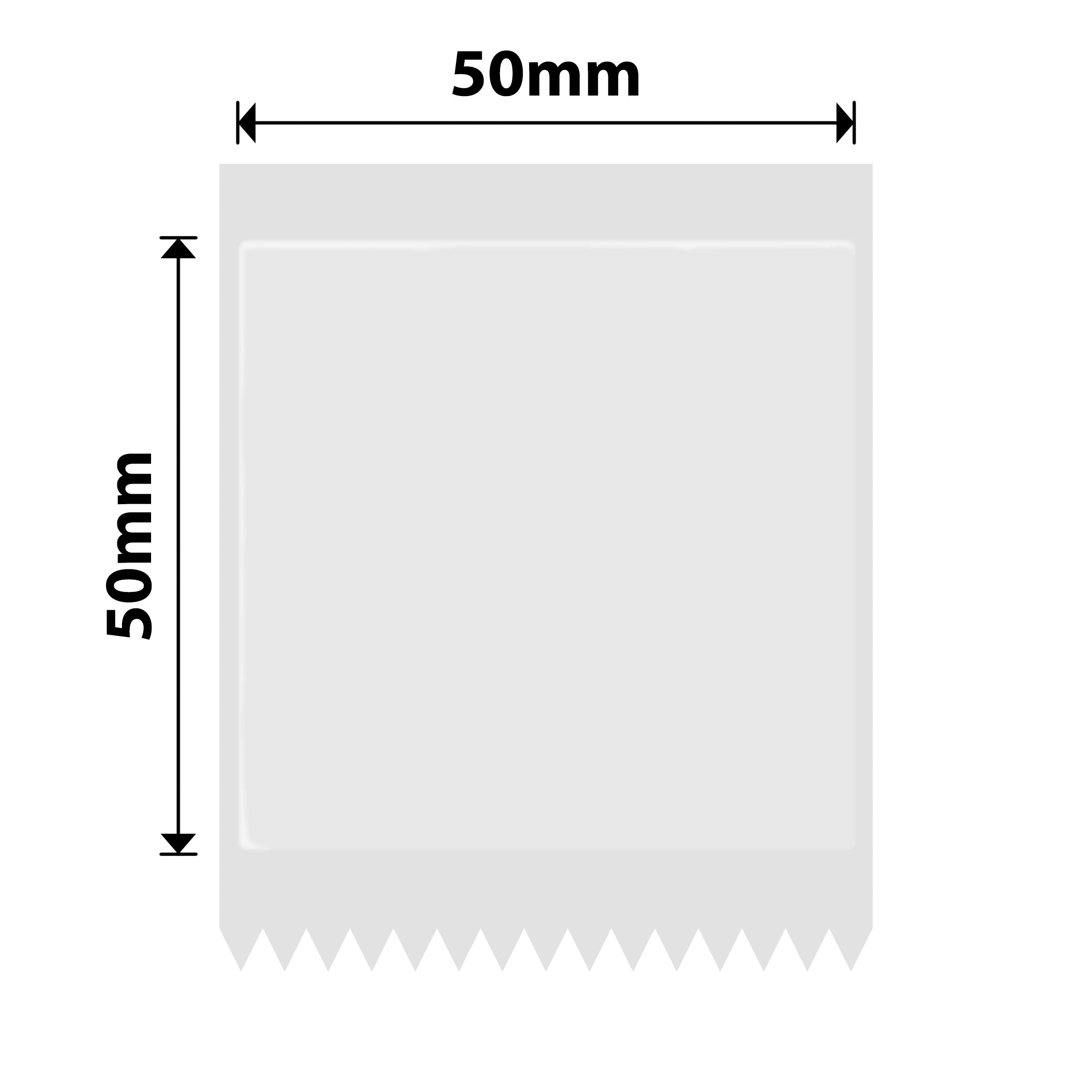 NB532 - NIIMBOT - B1 / B21 / B3S / B4 - 50X50MM - 150 TRANSPARENT LABELS