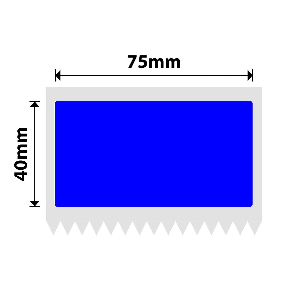 NIIMBOT - K3 Only - 75x40mm - Blue - 690 Labels