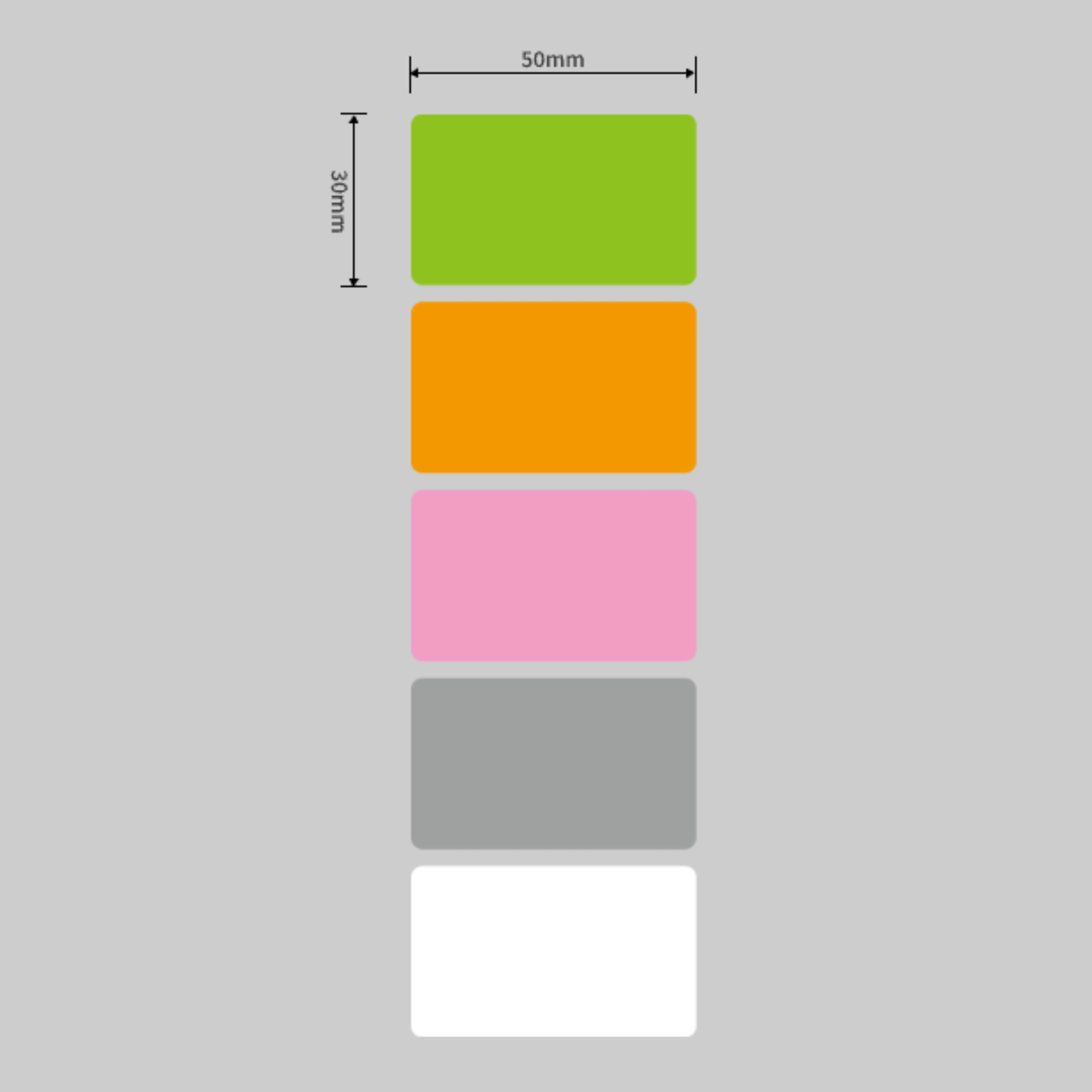 NB562 - NIIMBOT - K3 - 50X30MM - 965 COLORFUL LABELS