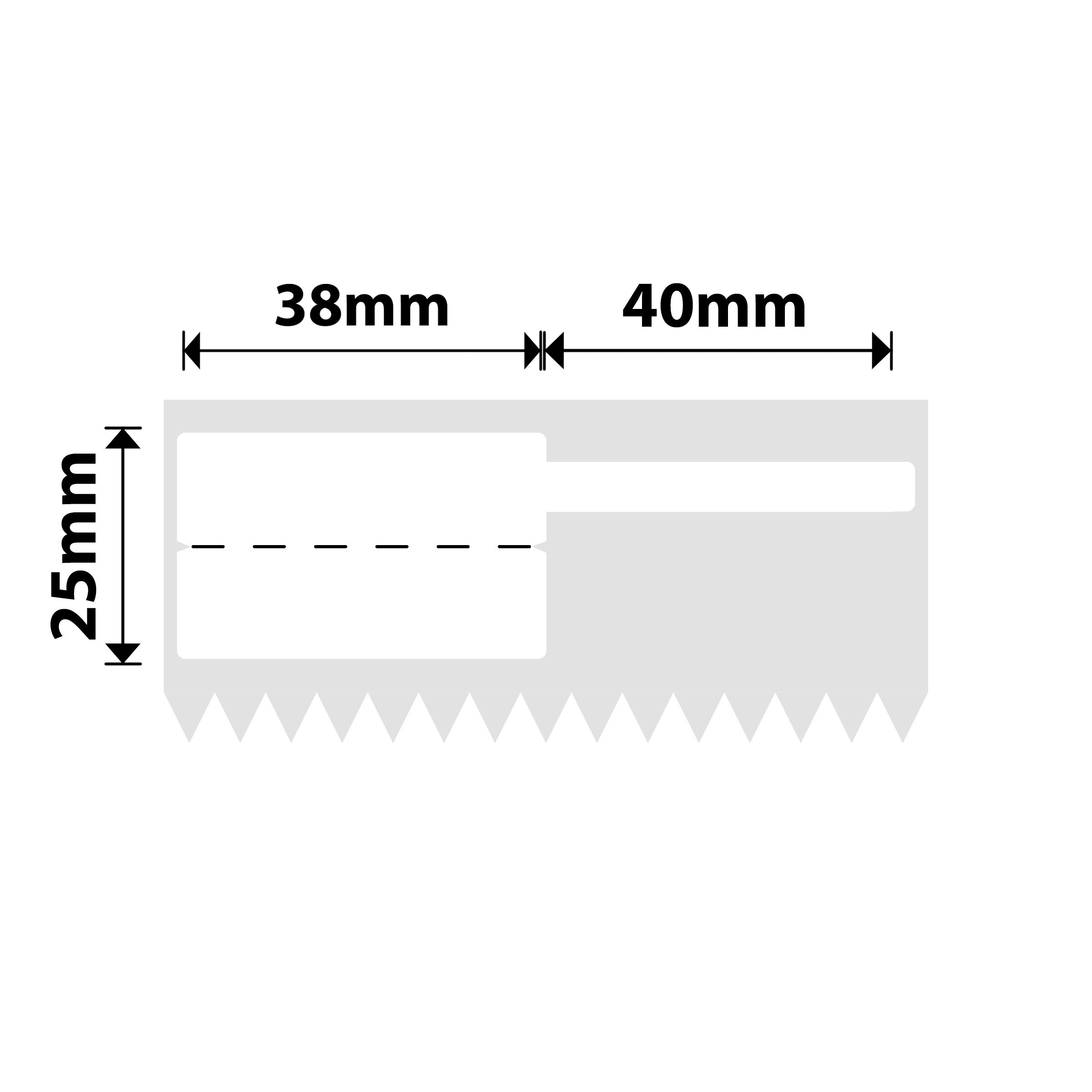 NB582 - NIIMBOT - SOLO K3 - T38X25+40MM - 1.000 ETICHETTE PER ROTOLO - CAVO BIANCO