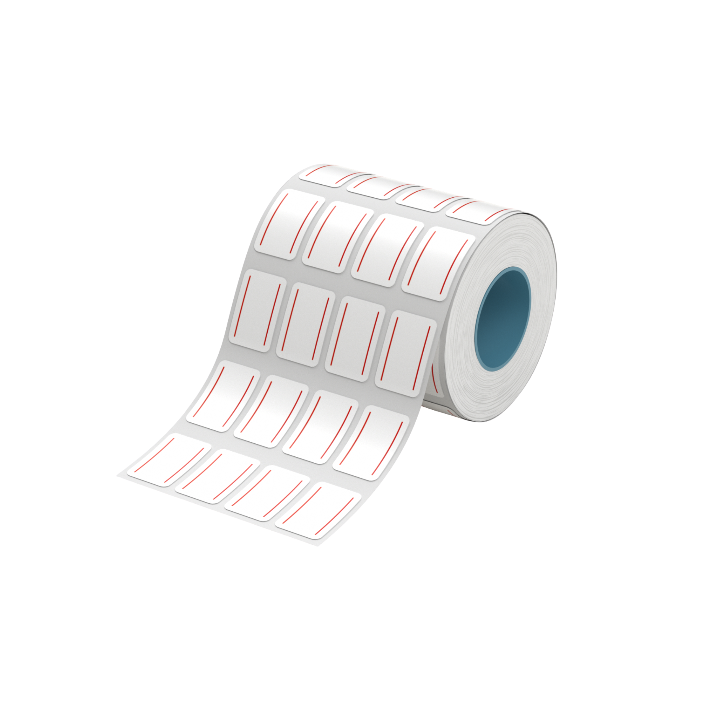 NB583 - NIIMBOT - SOLO K3 - T14X22MM/4L - 4.800 ETICHETTE PER ROTOLO - DOPPIA LINEA ROSSA