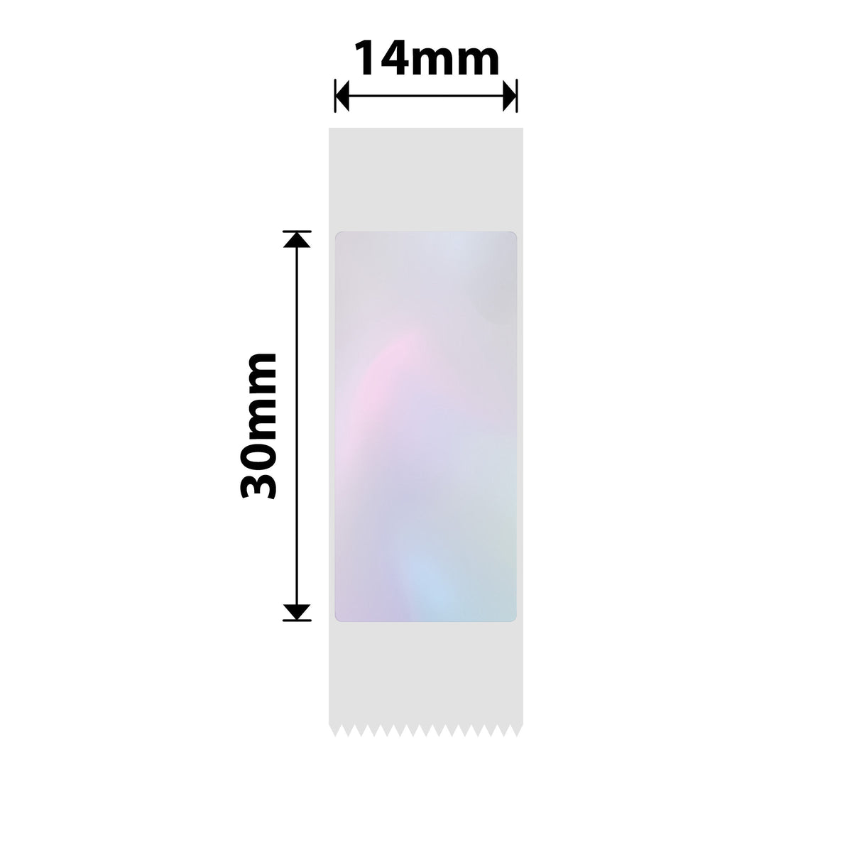 NB642 - NIIMBOT - D11 / D101 / D110 / H1S - TT14X30MM - 195 ÉTIQUETTES PAR ROULEAU - ROSE TRANSPARENT COLORÉ - RECTANGULAIRE