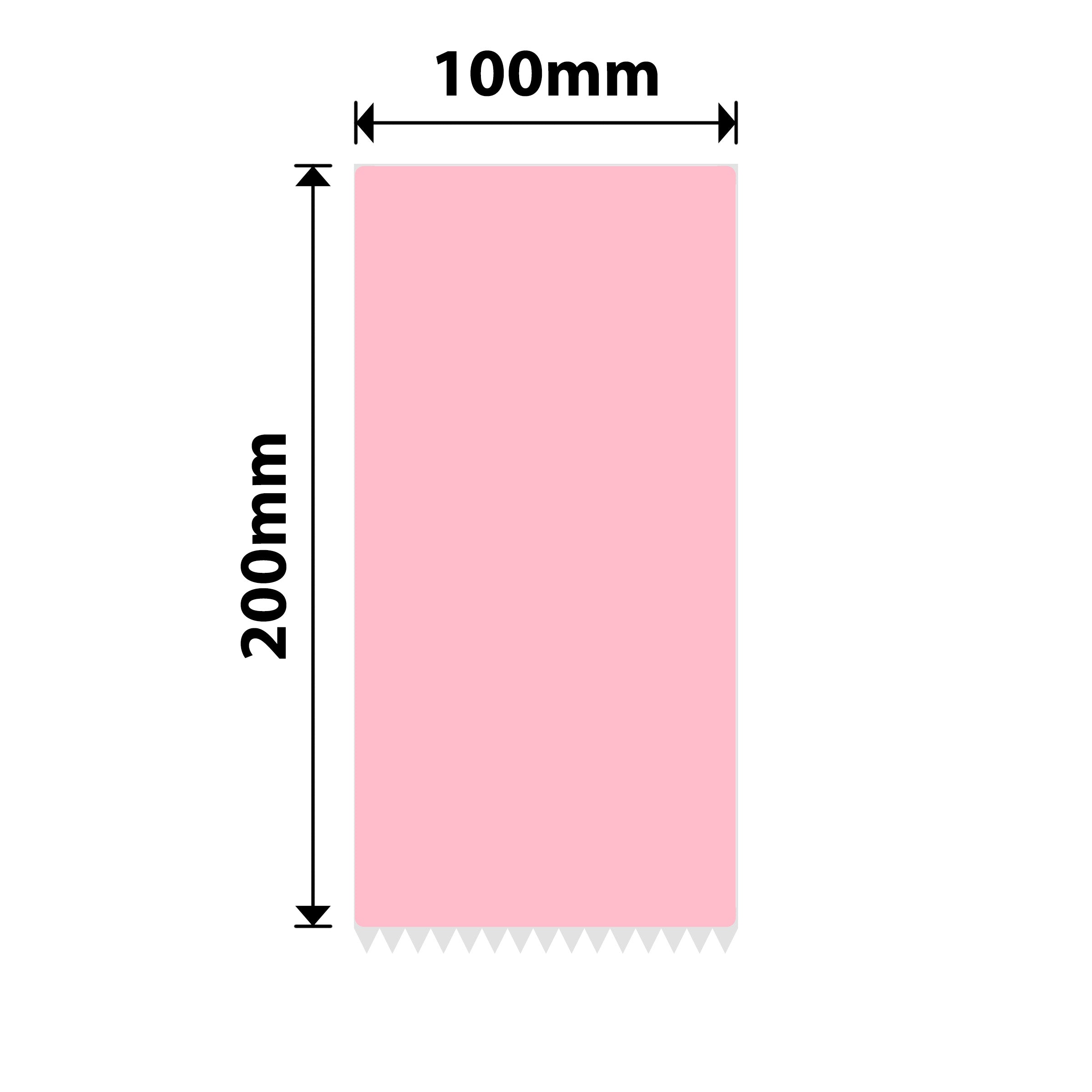 NB666 - NIIMBOT - B4 UNIQUEMENT - TP100X200 - 35 ÉTIQUETTES - ROSE