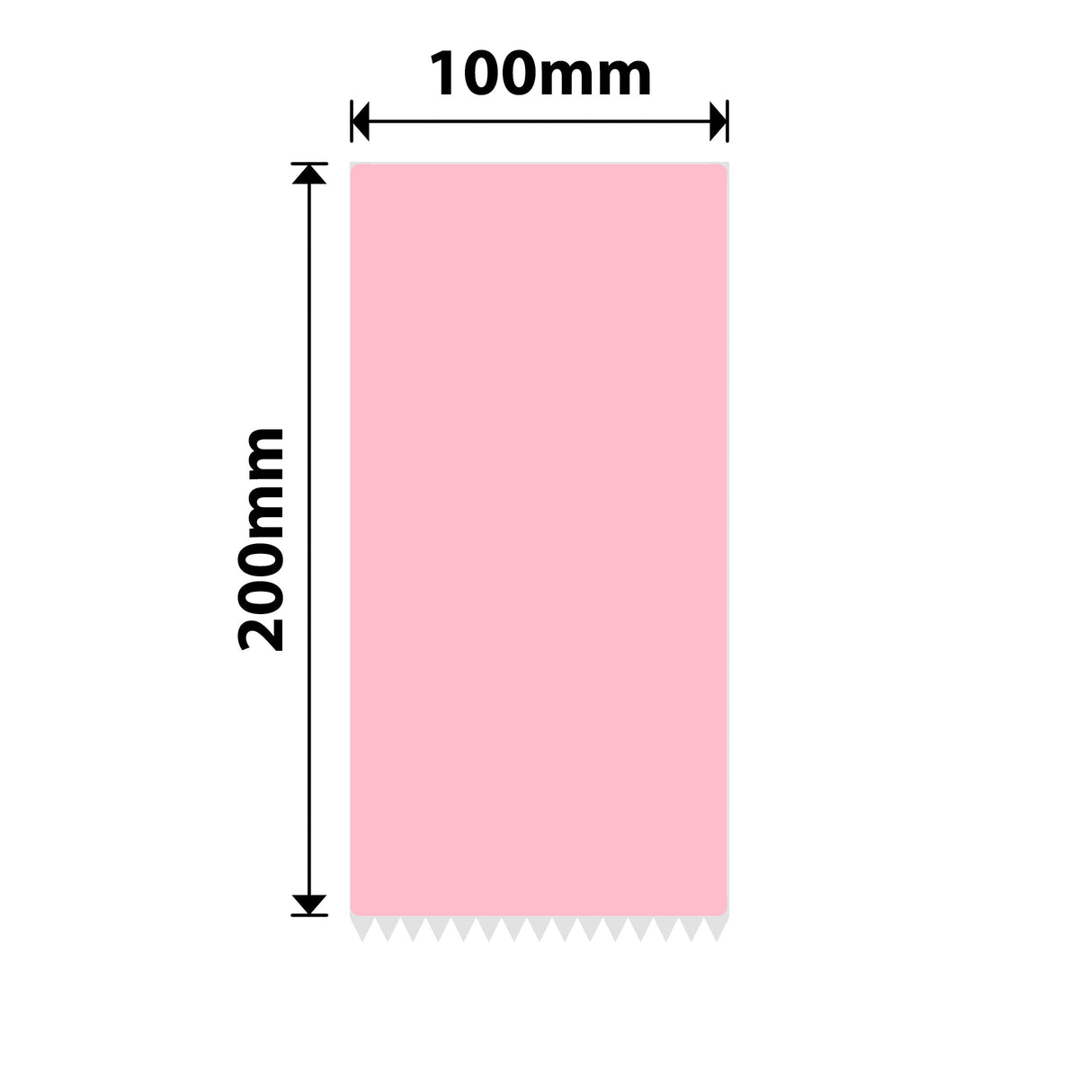 NB666 - NIIMBOT - B4 UNIQUEMENT - TP100X200 - 35 ÉTIQUETTES - ROSE