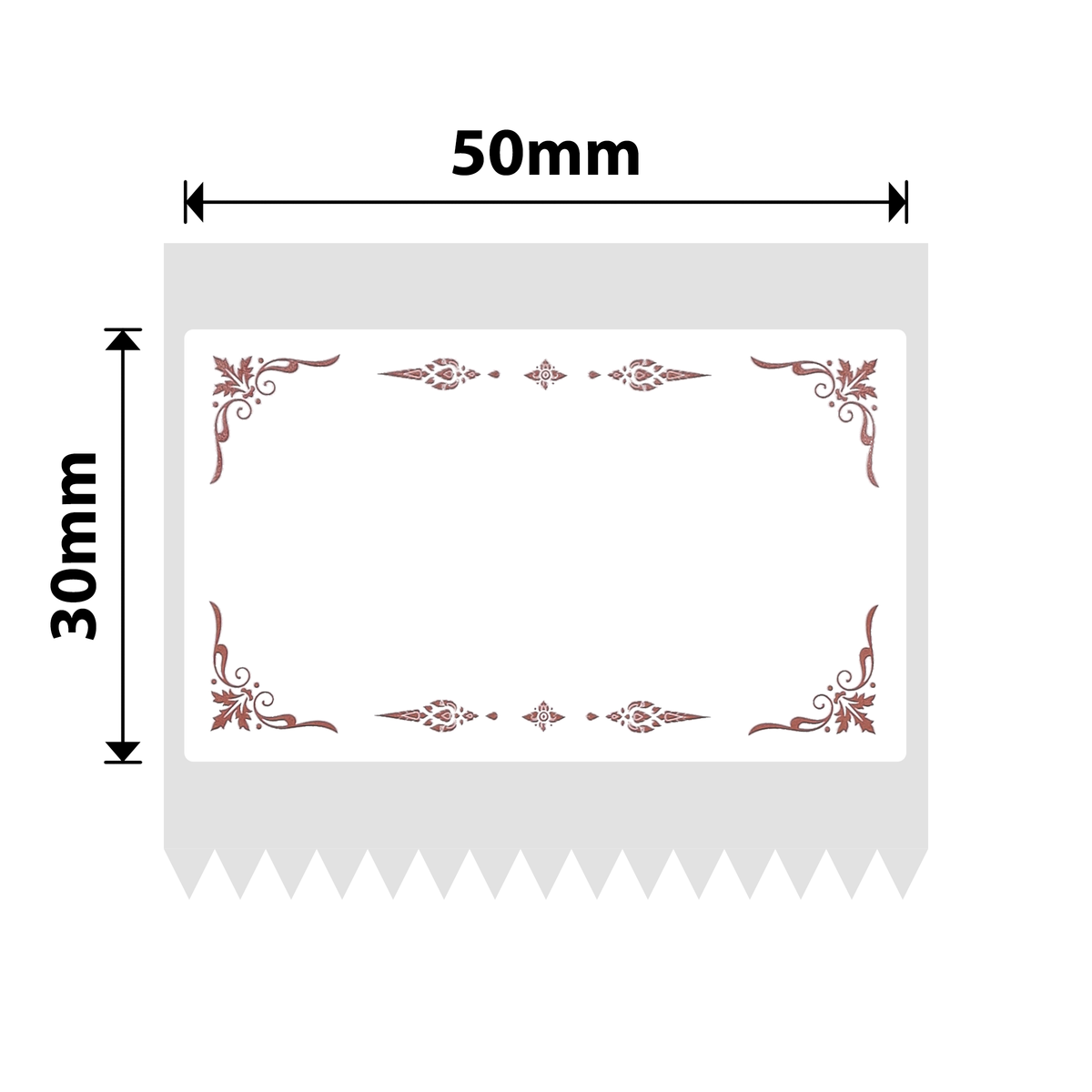 NIIMBOT - B Range - 50x30mm - Pattern B - 230 Labels