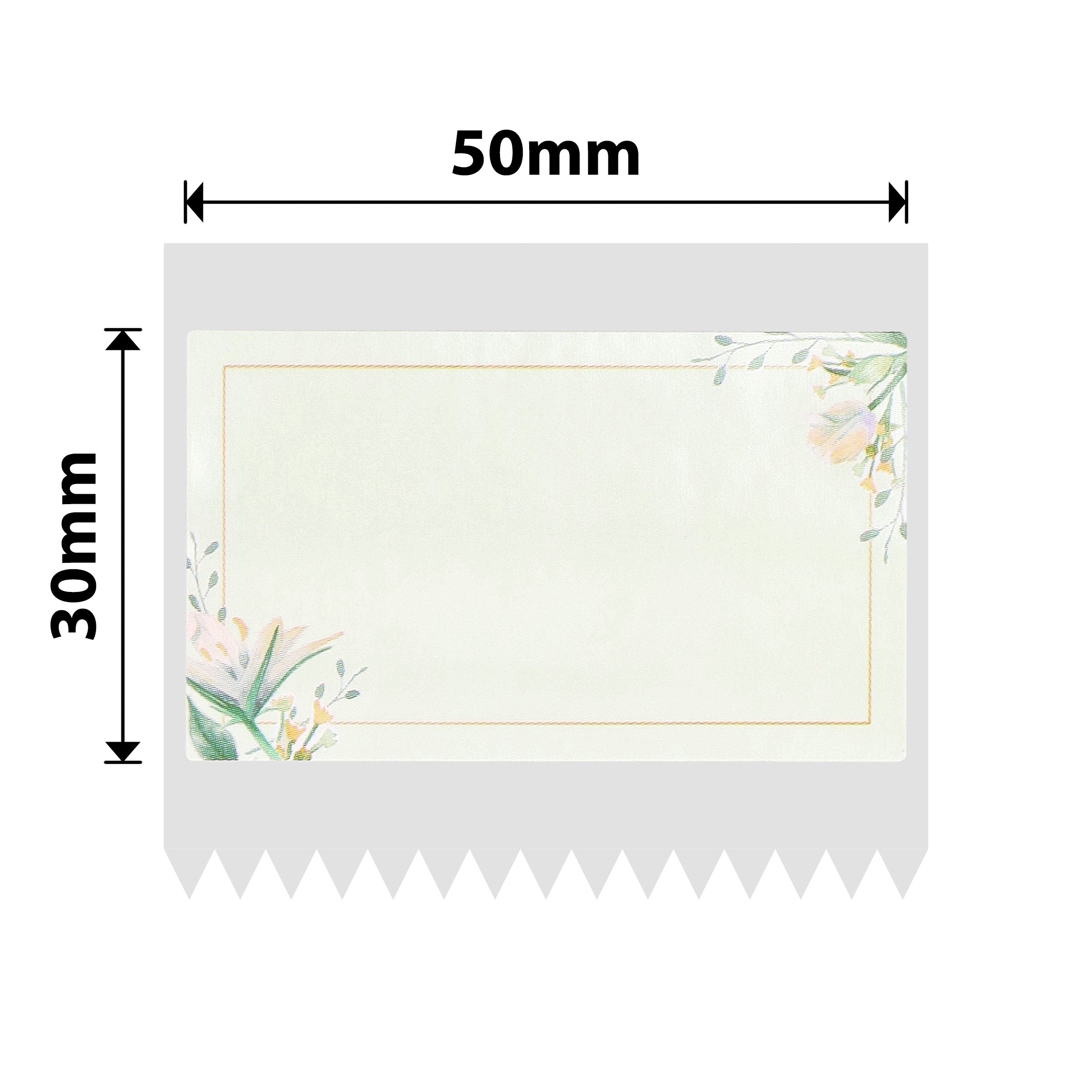 NB669 - NIIMBOT - B1 / B21 / B3S / B4 - T50X30 - 230 ETICHETTE - FIORE BIANCO