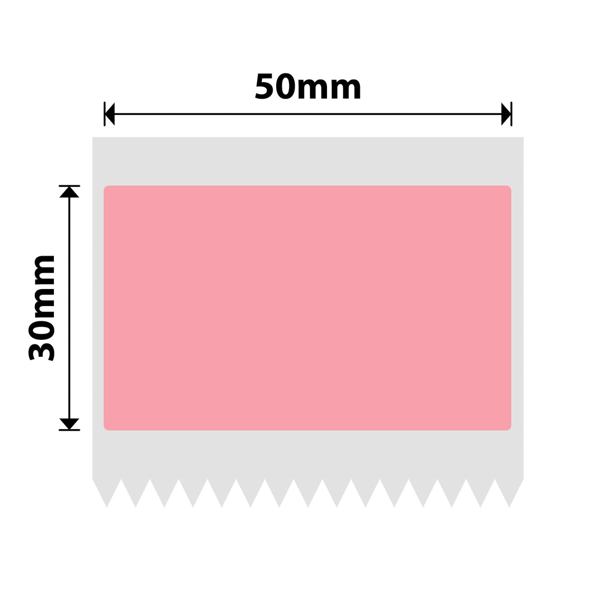 NB677 - NIIMBOT - B1 / B21 / B3S / B4 - T50X30 - 230 ÉTIQUETTES - ROSE CLAIR