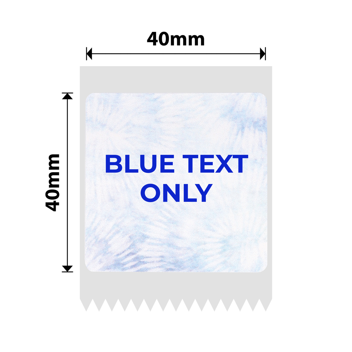 NB698 - NIIMBOT - T40*40MM - 180 ETICHETTE - QUADERNO BLU CON LETTERE BLU