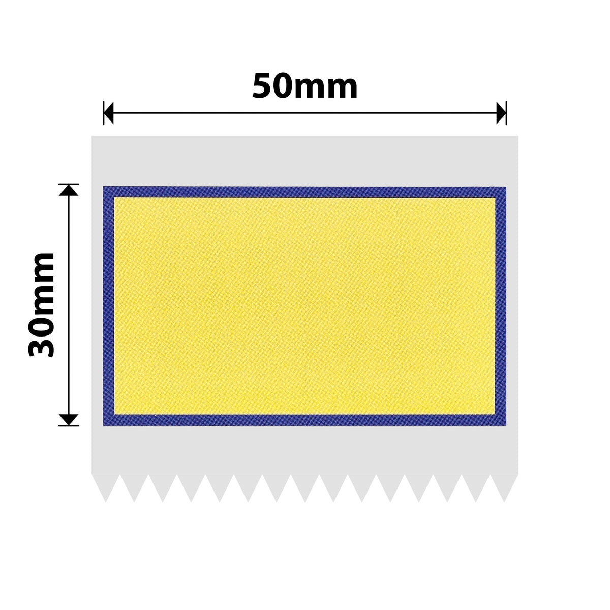 NIIMBOT - B Range - 50x30mm - Blue Border - 230 Labels