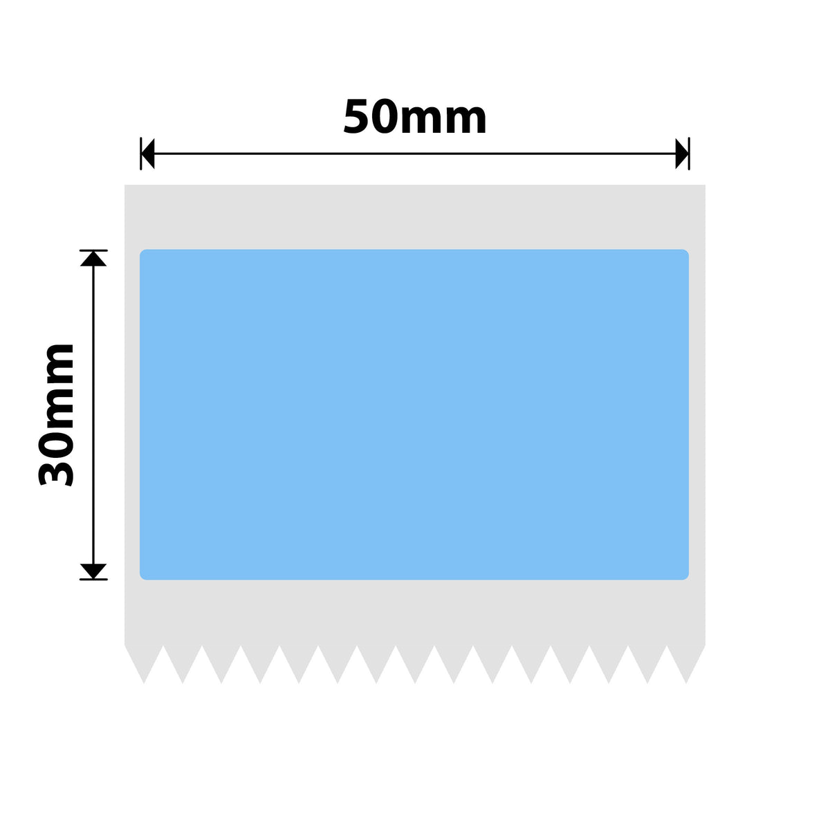 NB703 - NIIMBOT - T50*30MM - 230 ÉTIQUETTES - BLEU
