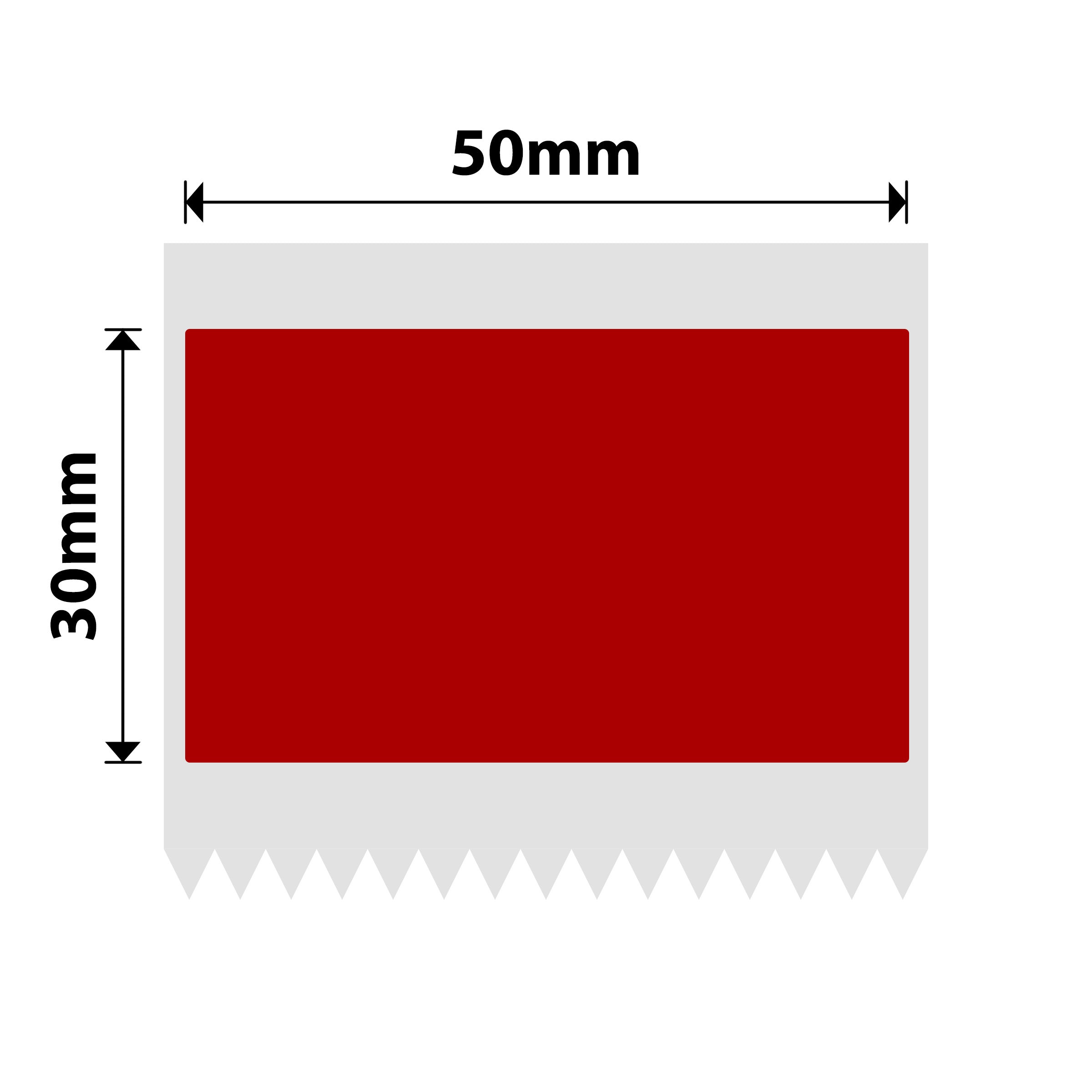 NB714 - NIIMBOT - B1 / B21 / B3S / B4 - 50X30MM - 230 RED LABELS