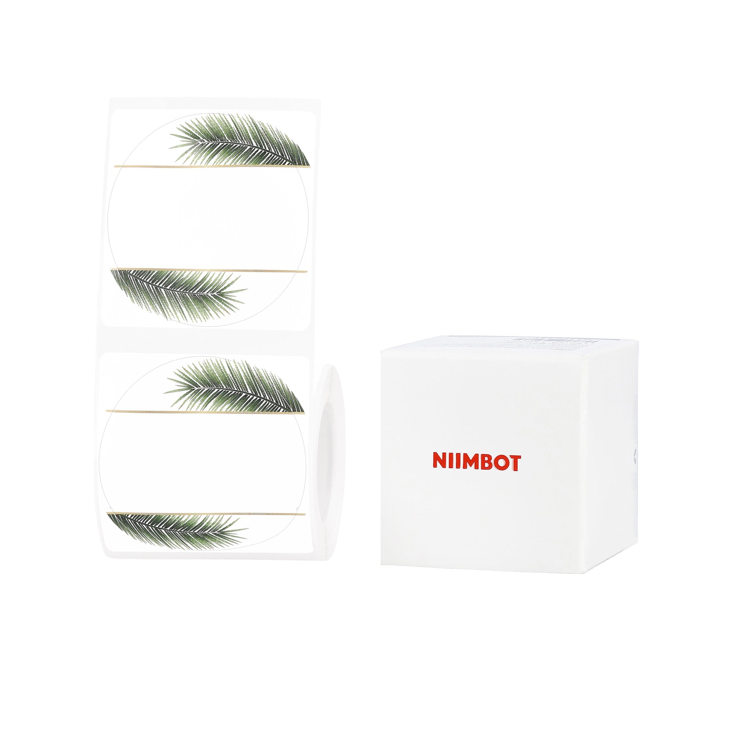 NIIMBOT - B Range - 51x51mm - Leaf Round - 140 Labels