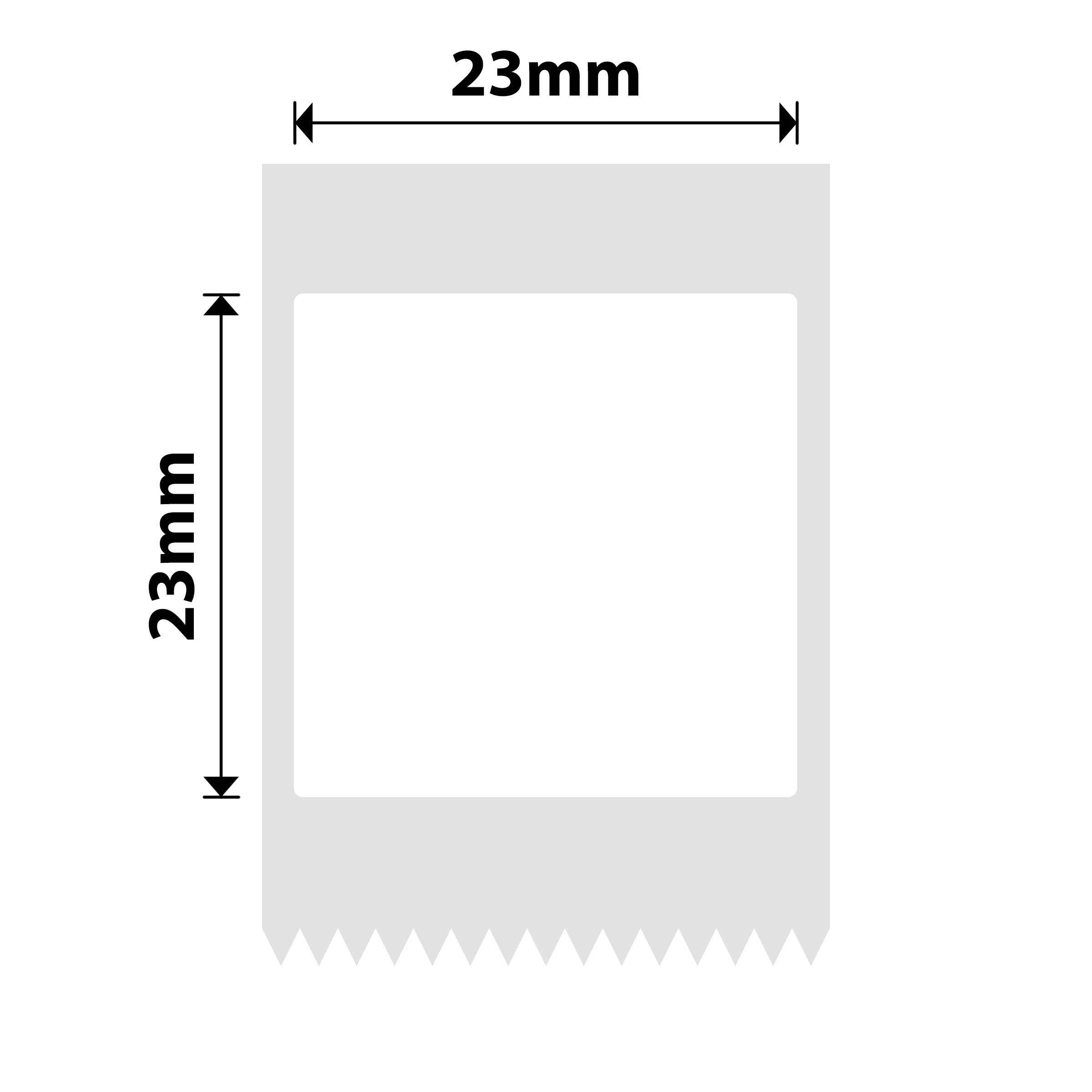 NIIMBOT - B Range - 23x23mm - White (M Style) - 285 Labels